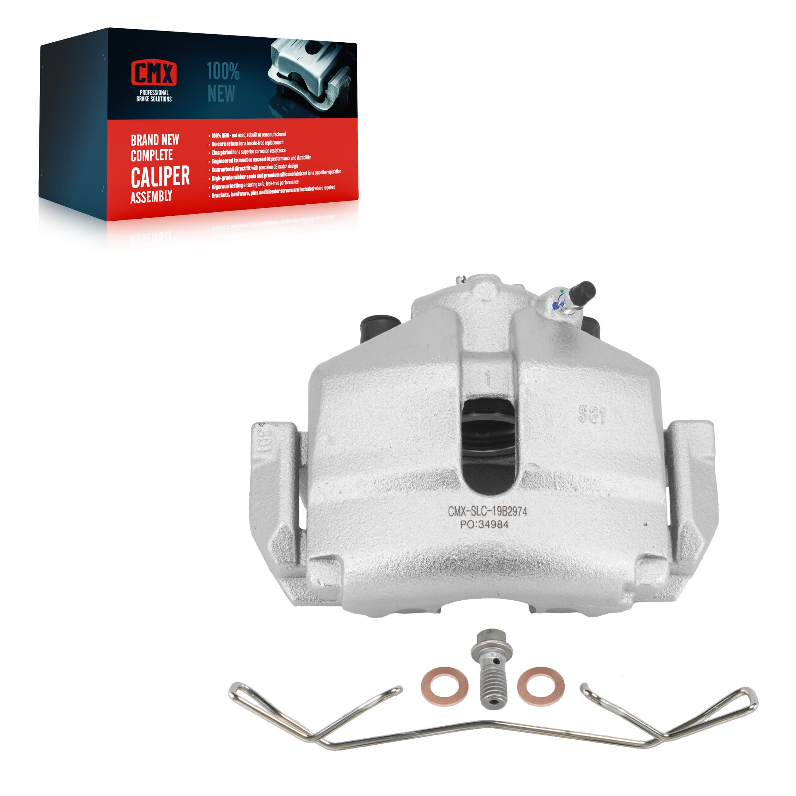 CMX - SLC-19B2974 - Front Left Disc Brake Caliper image 1