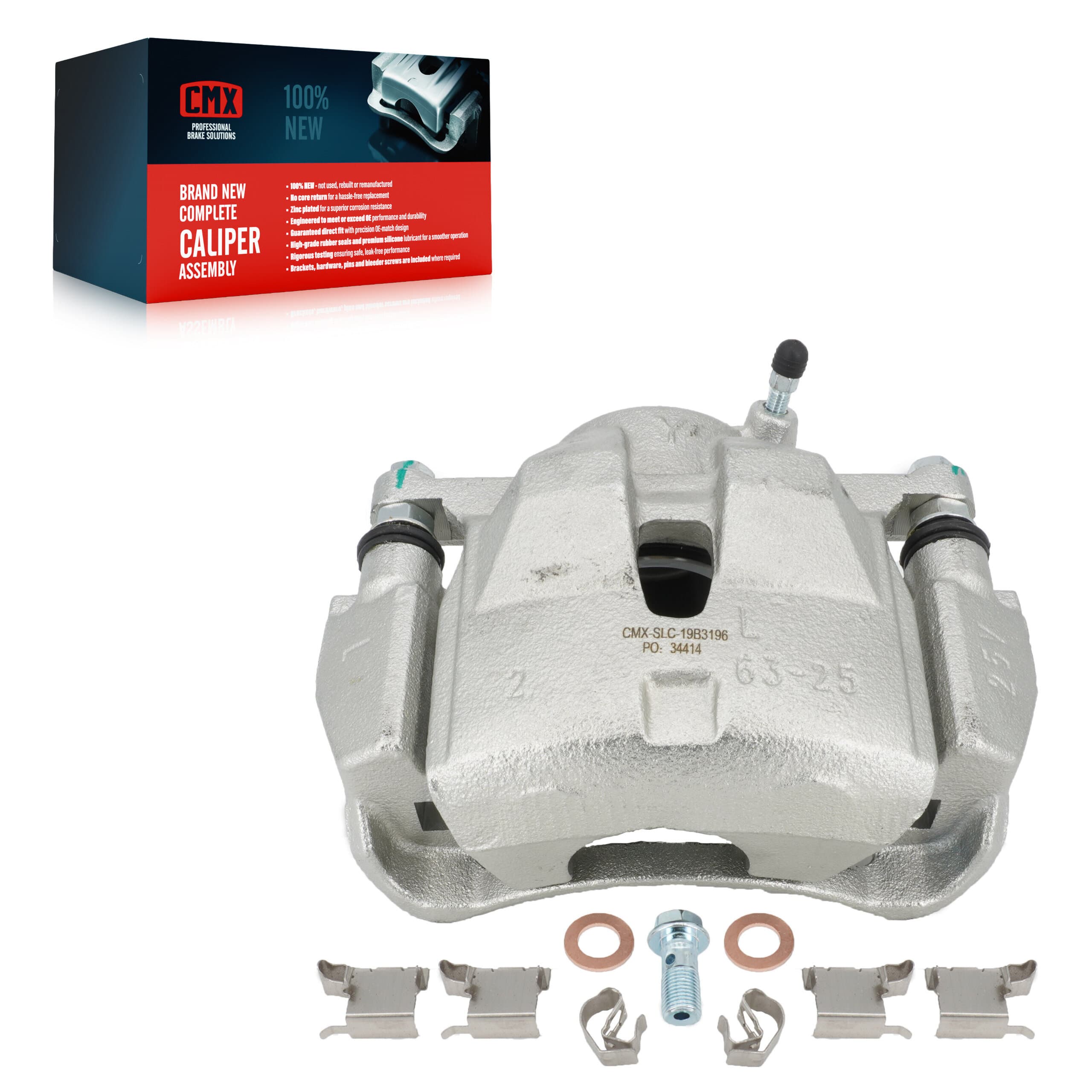 CMX - SLC-19B3196 - Front Left Disc Brake Caliper image 1