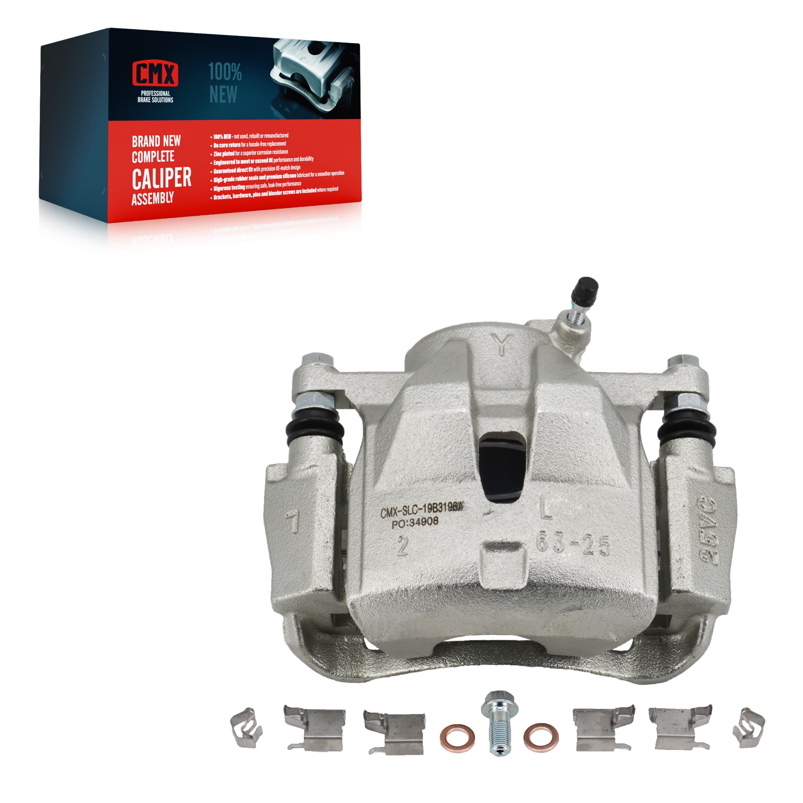CMX - SLC-19B3196A - Front Left Disc Brake Caliper image 1