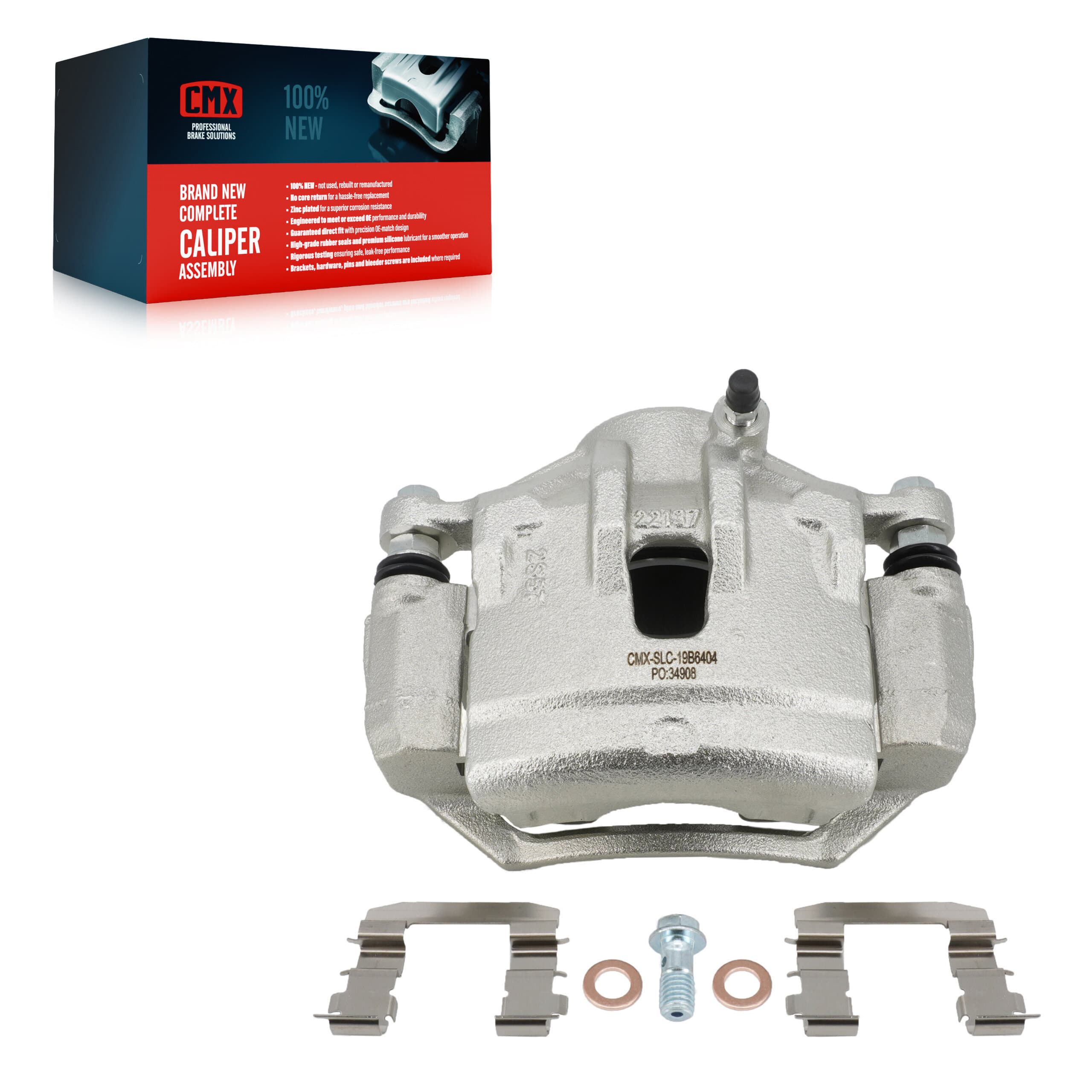 CMX - SLC-19B6404 - Front Left Disc Brake Caliper image 1