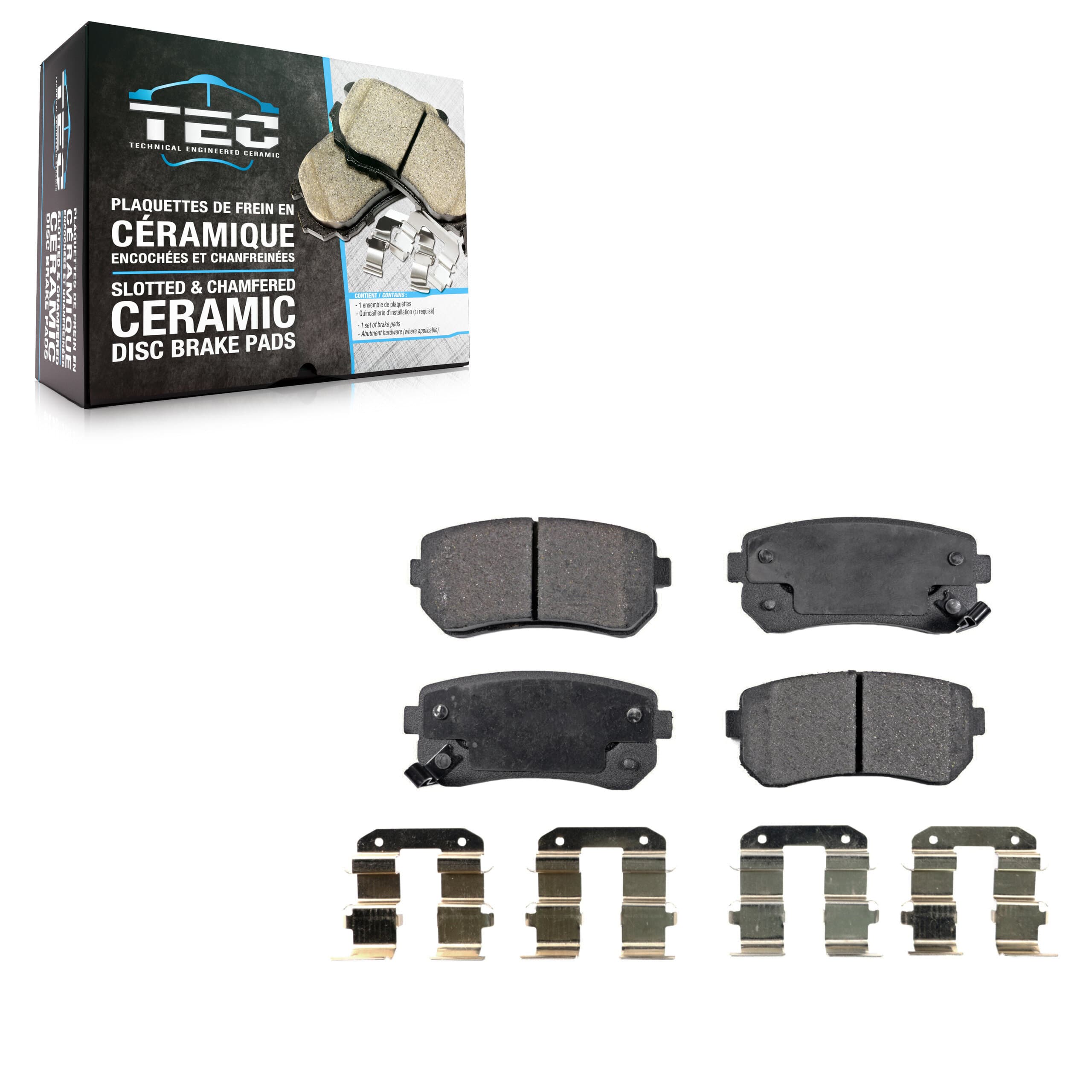 TEC - TEC-1157 - Rear Disc Brake Pad image 1