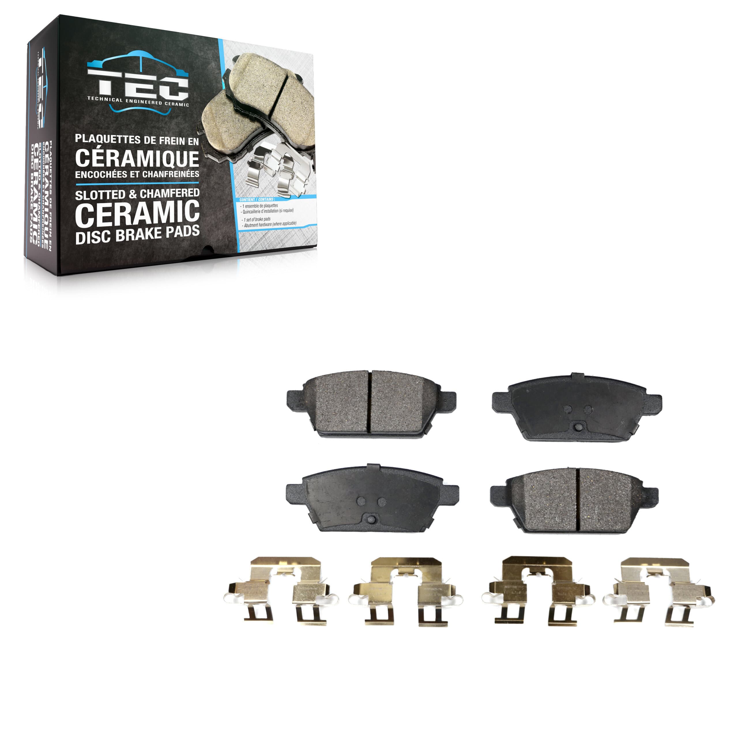 TEC - TEC-1161 - Rear Disc Brake Pad image 1