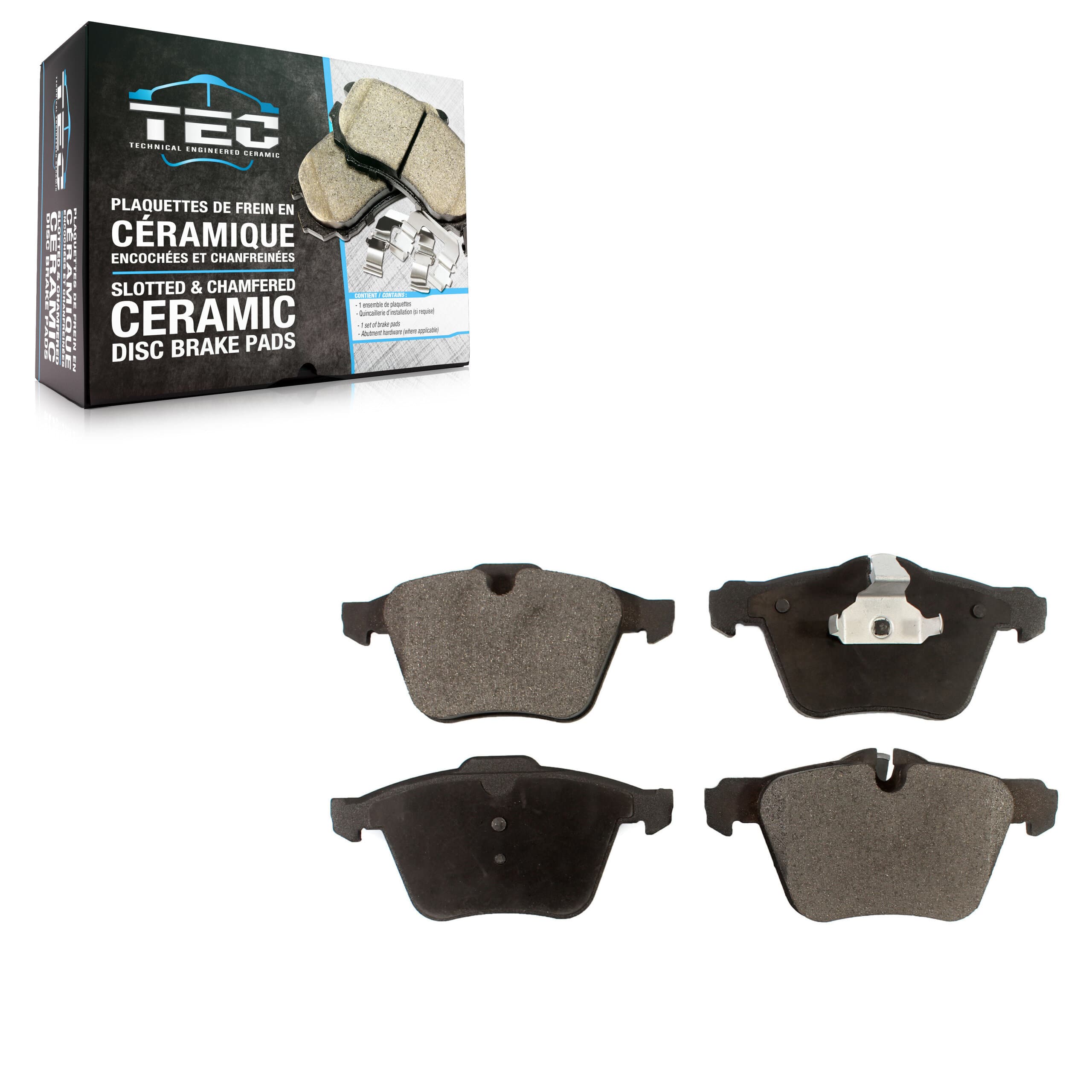 TEC - TEC-1240 - Front Disc Brake Pad image 1