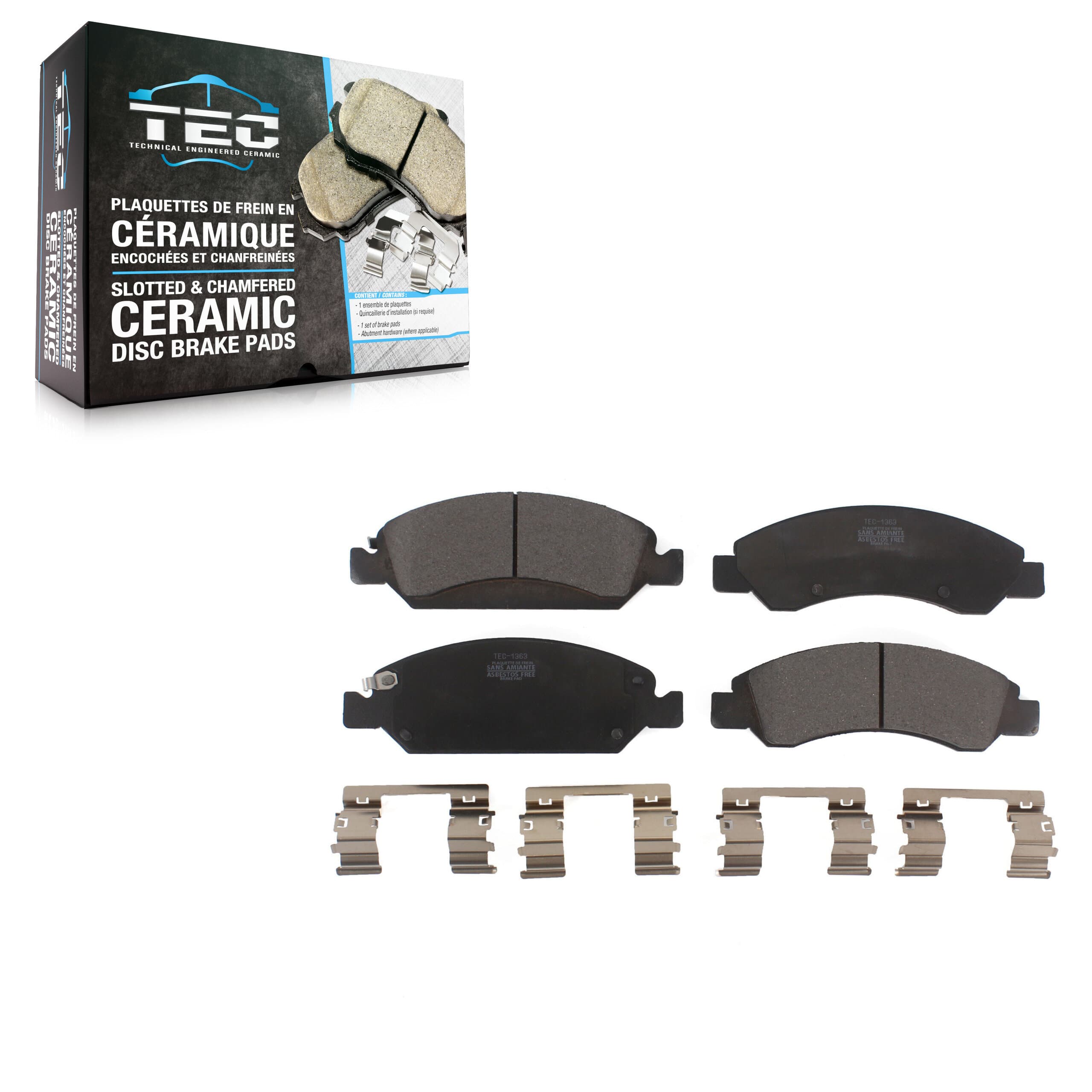 TEC - TEC-1363 - Front Disc Brake Pad image 1