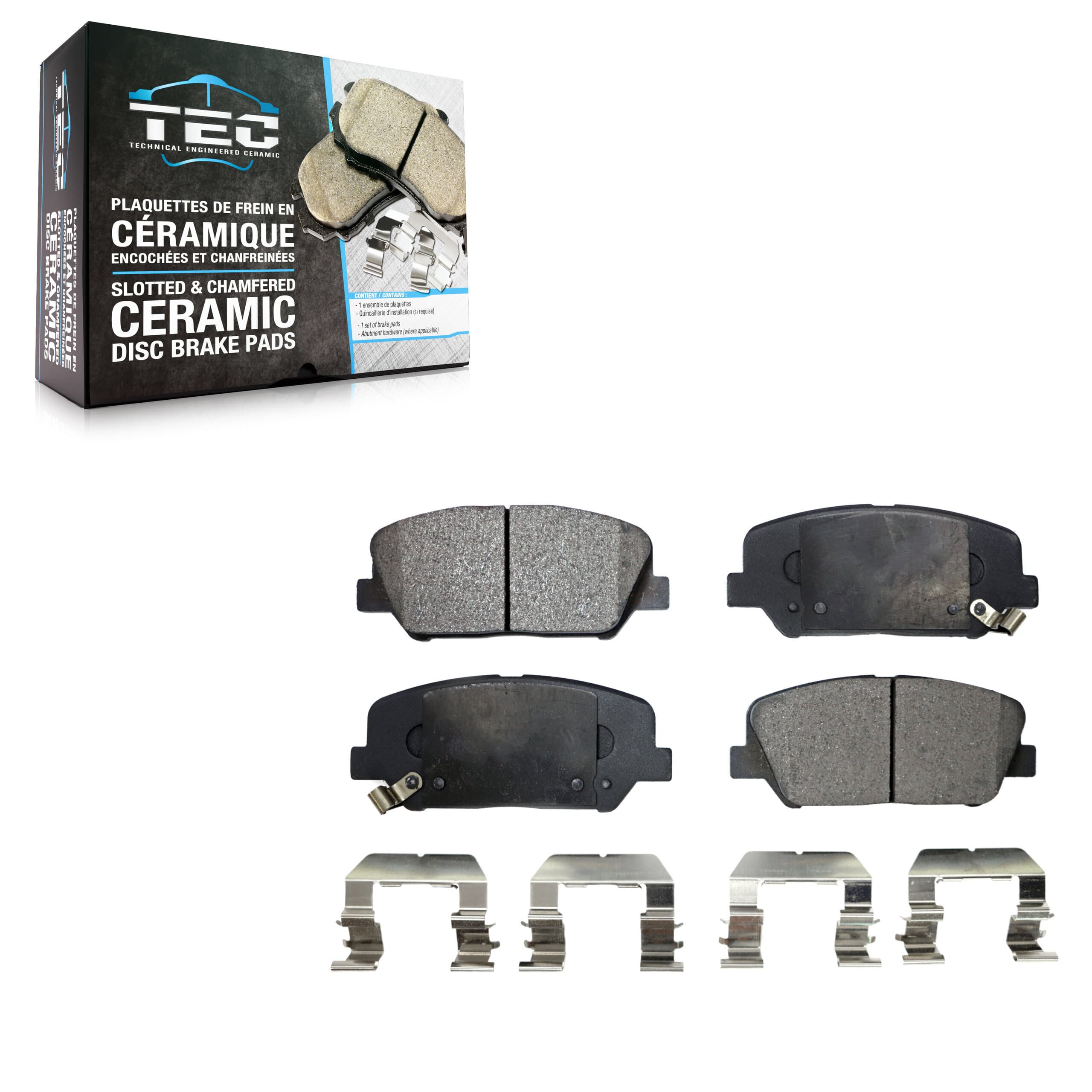 TEC - TEC-1413 - Front Disc Brake Pad image 1