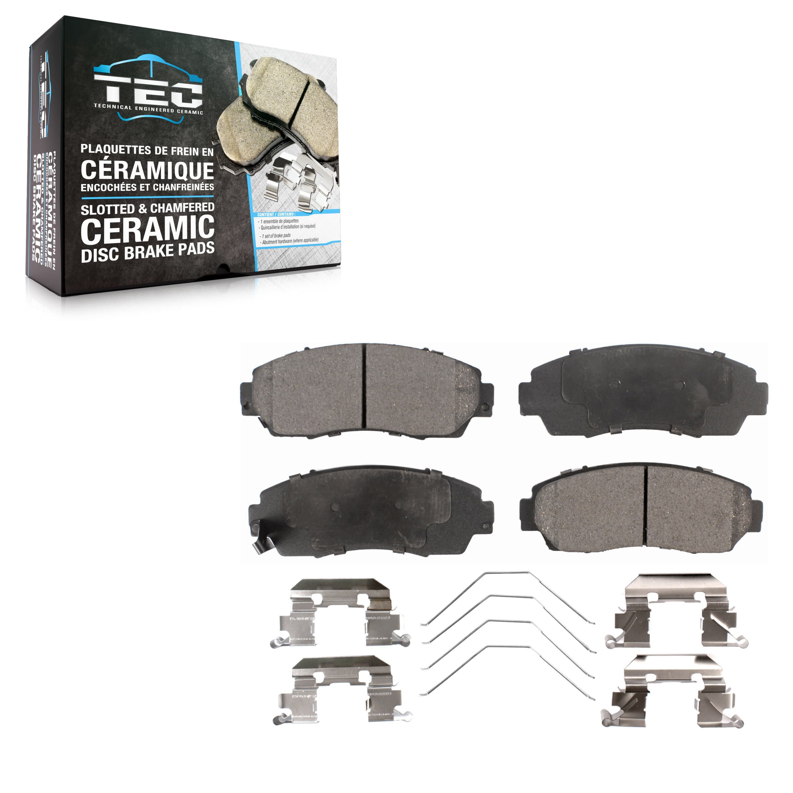 TEC - TEC-1521 - Front Disc Brake Pad image 1