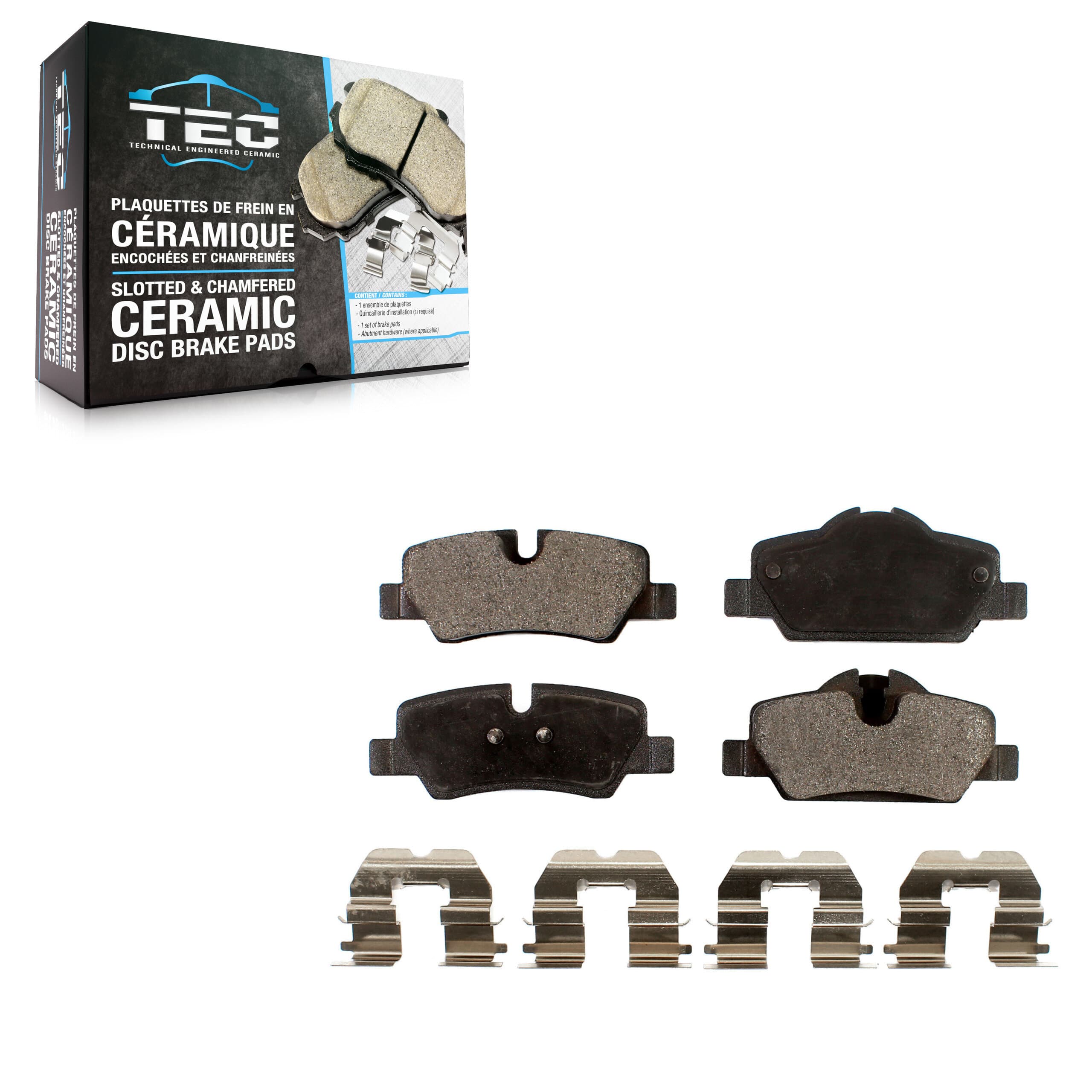 TEC - TEC-1800 - Rear Disc Brake Pad image 1