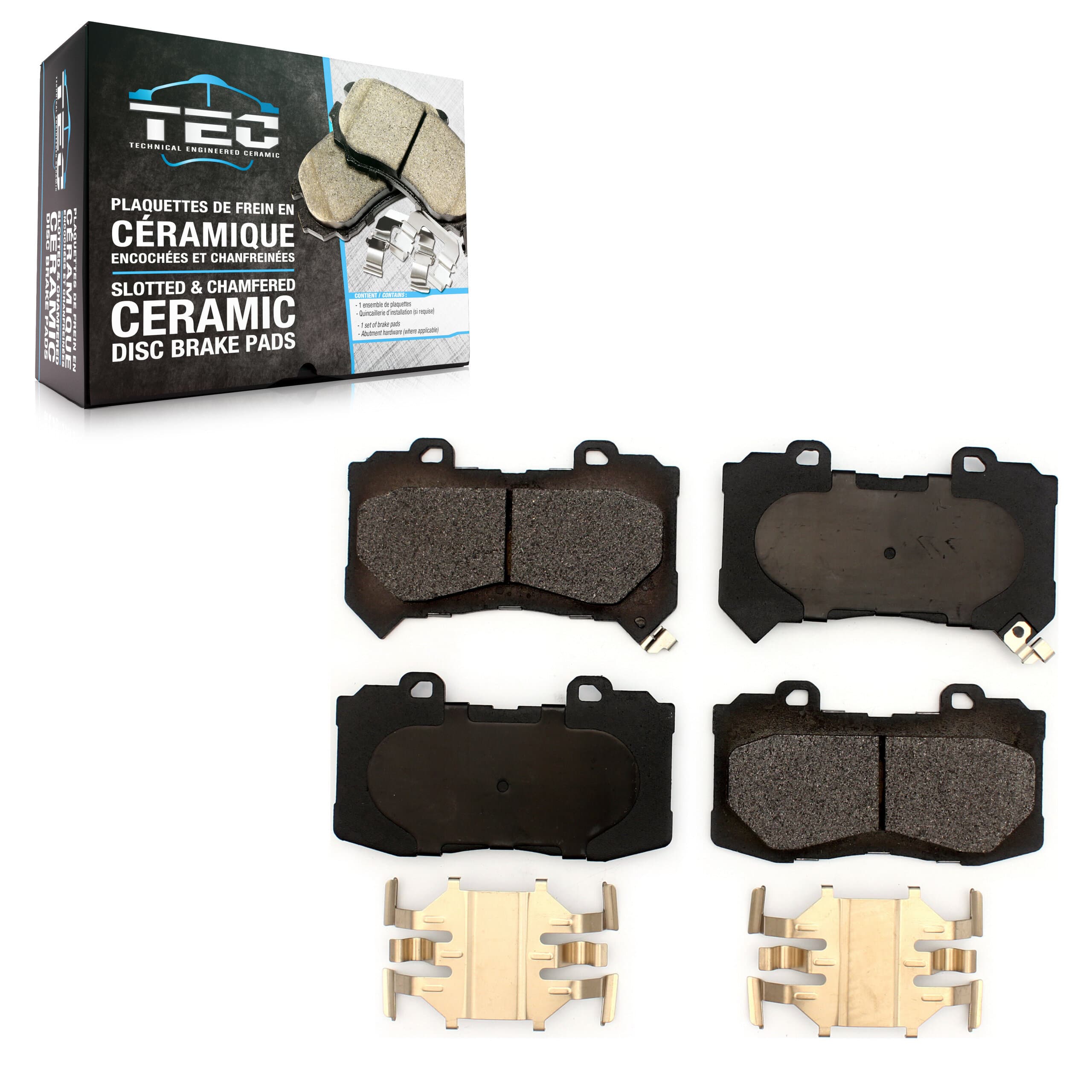 TEC - TEC-1802 - Front Disc Brake Pad image 1