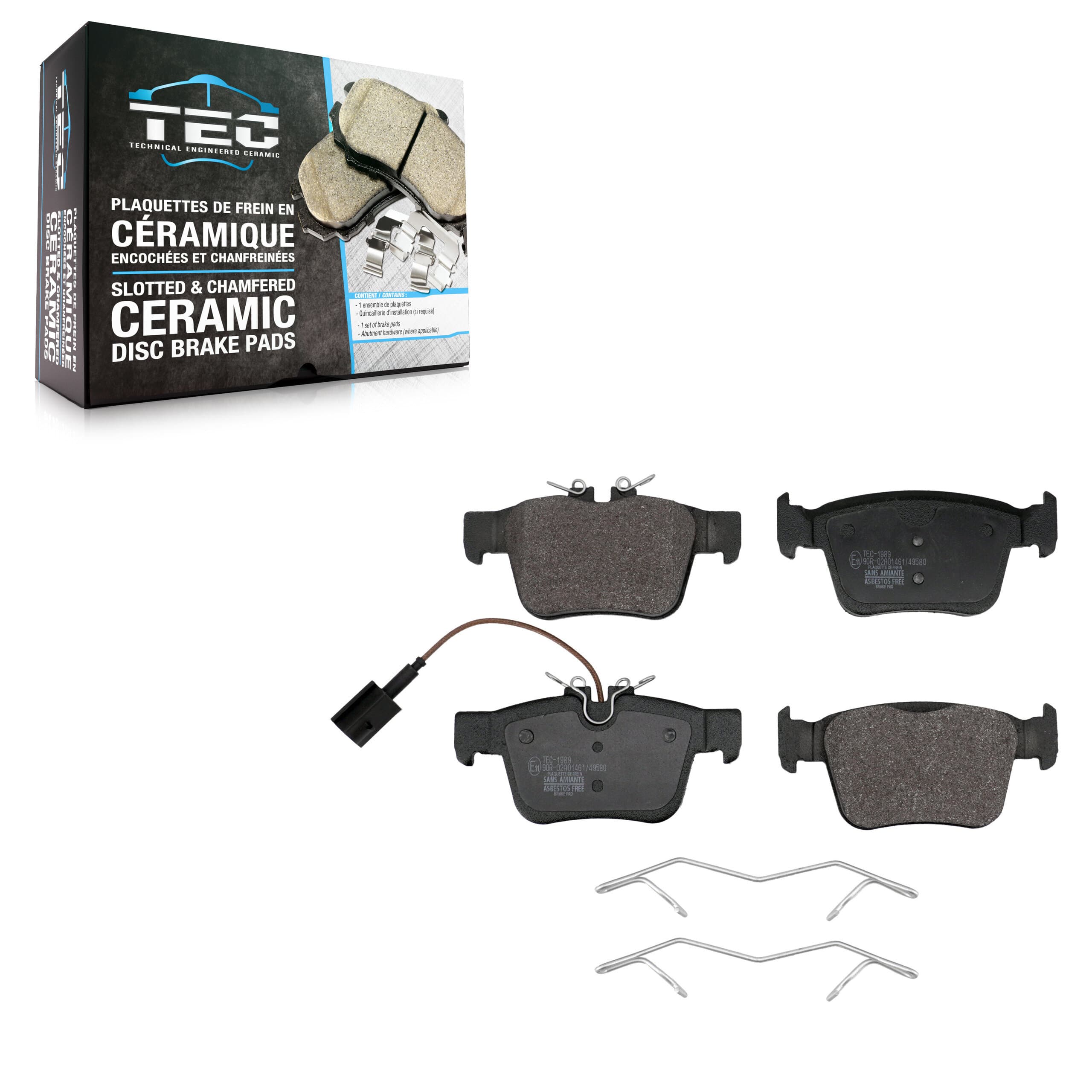 TEC - TEC-1989 - Rear Disc Brake Pad image 1