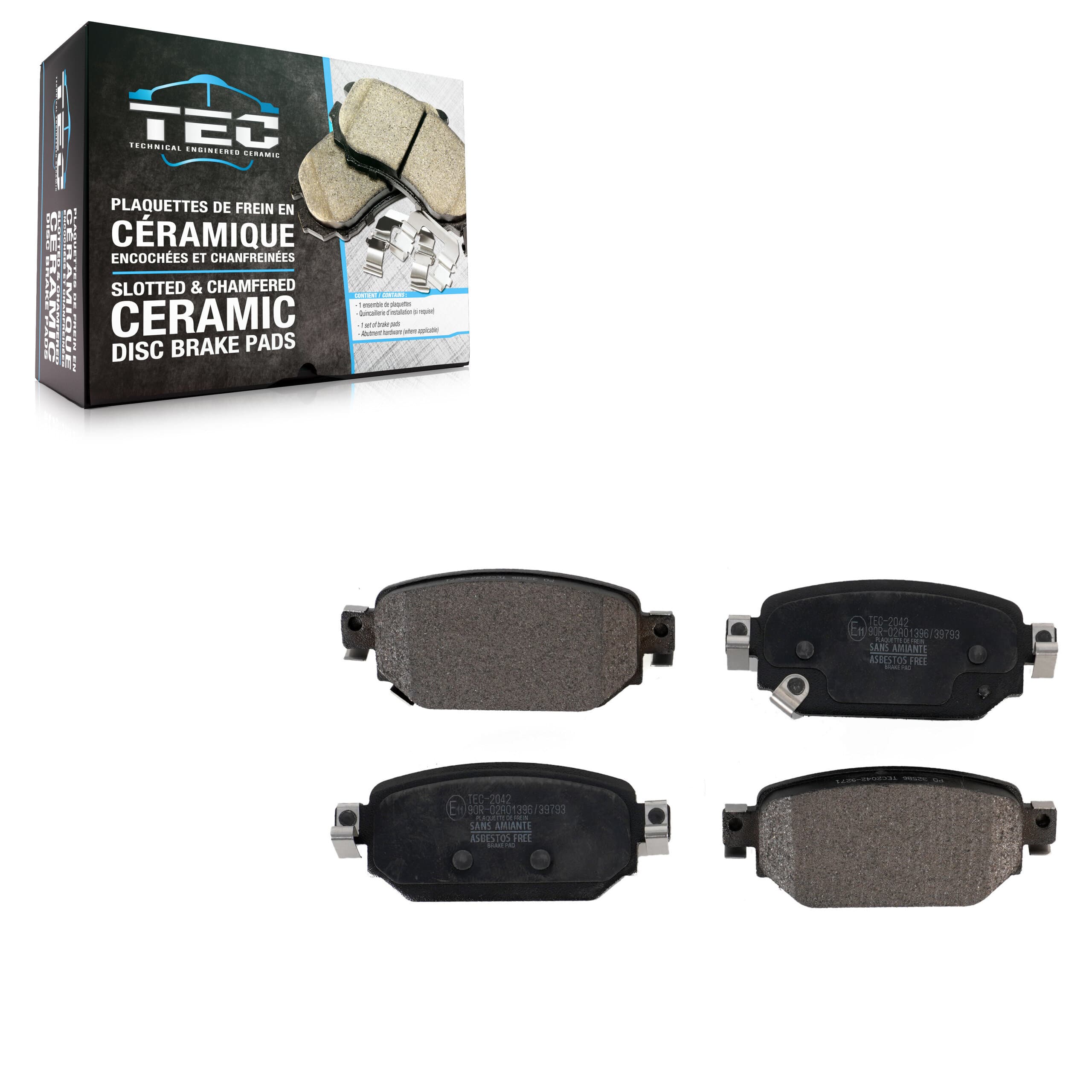 TEC - TEC-2042 - Rear Disc Brake Pad image 1