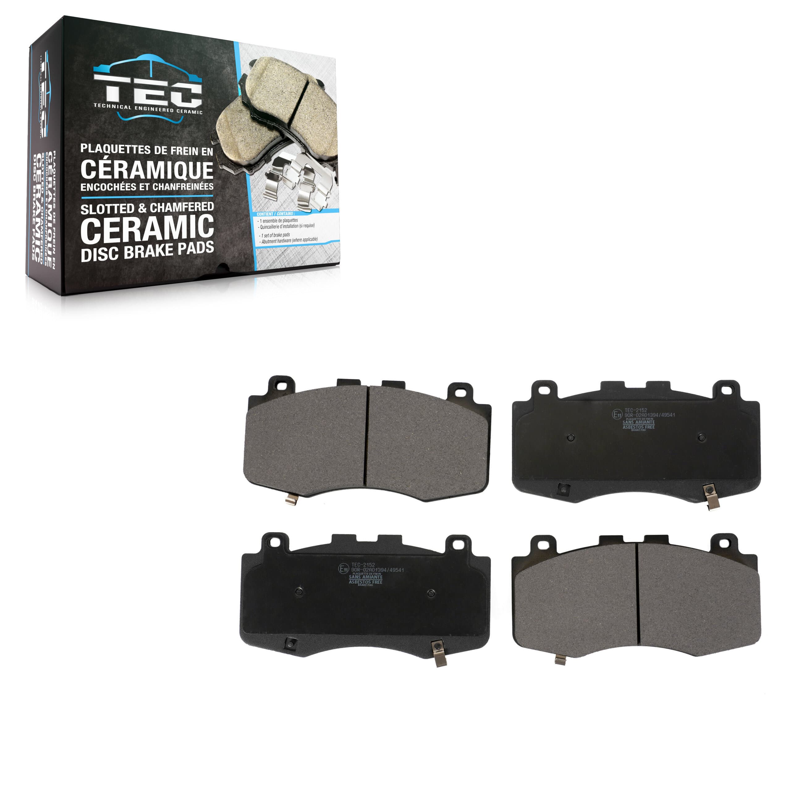 TEC - TEC-2152 - Front Disc Brake Pad image 1