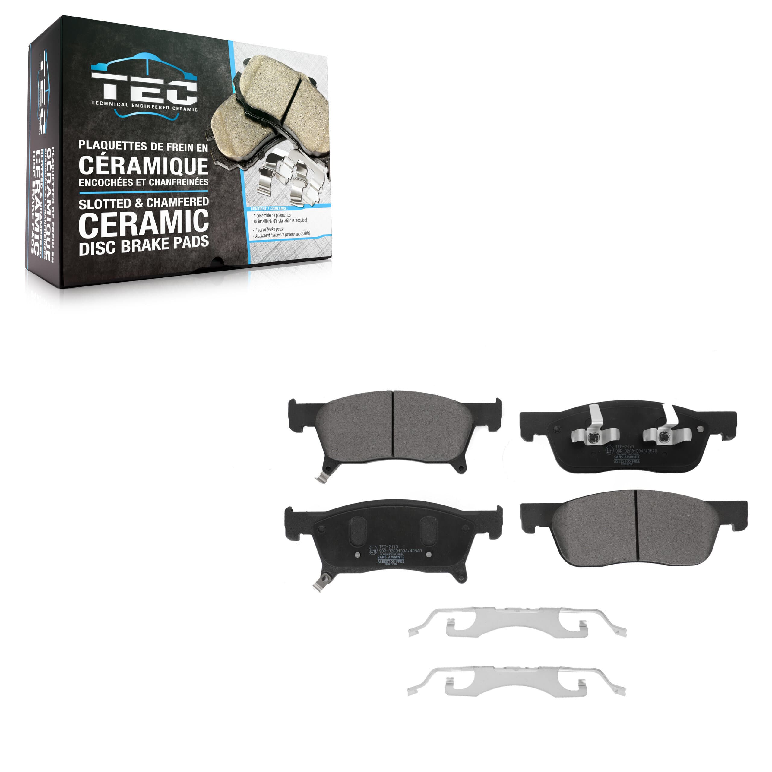 TEC - TEC-2170 - Front Disc Brake Pad image 1