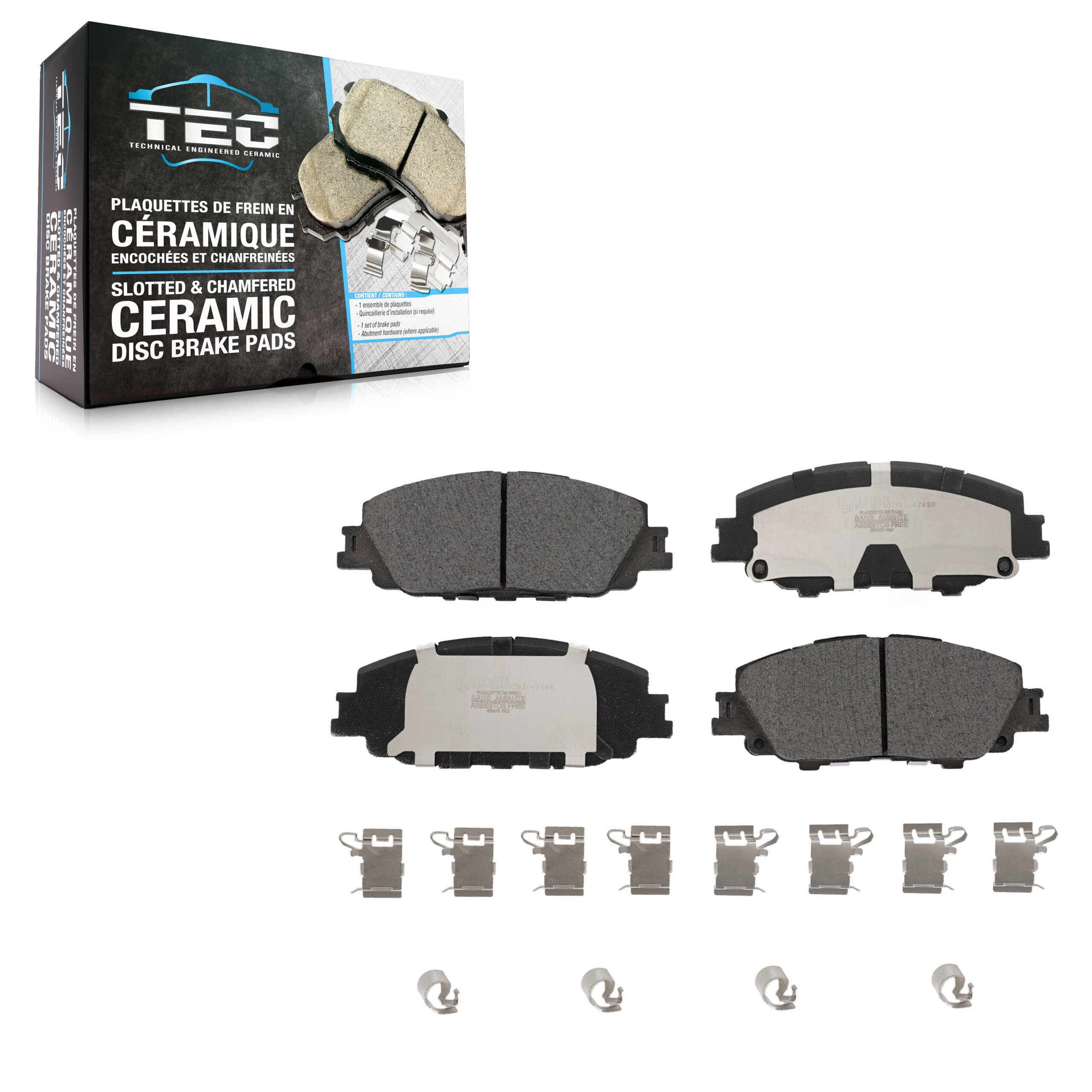 TEC - TEC-2176 - Front Disc Brake Pad image 1