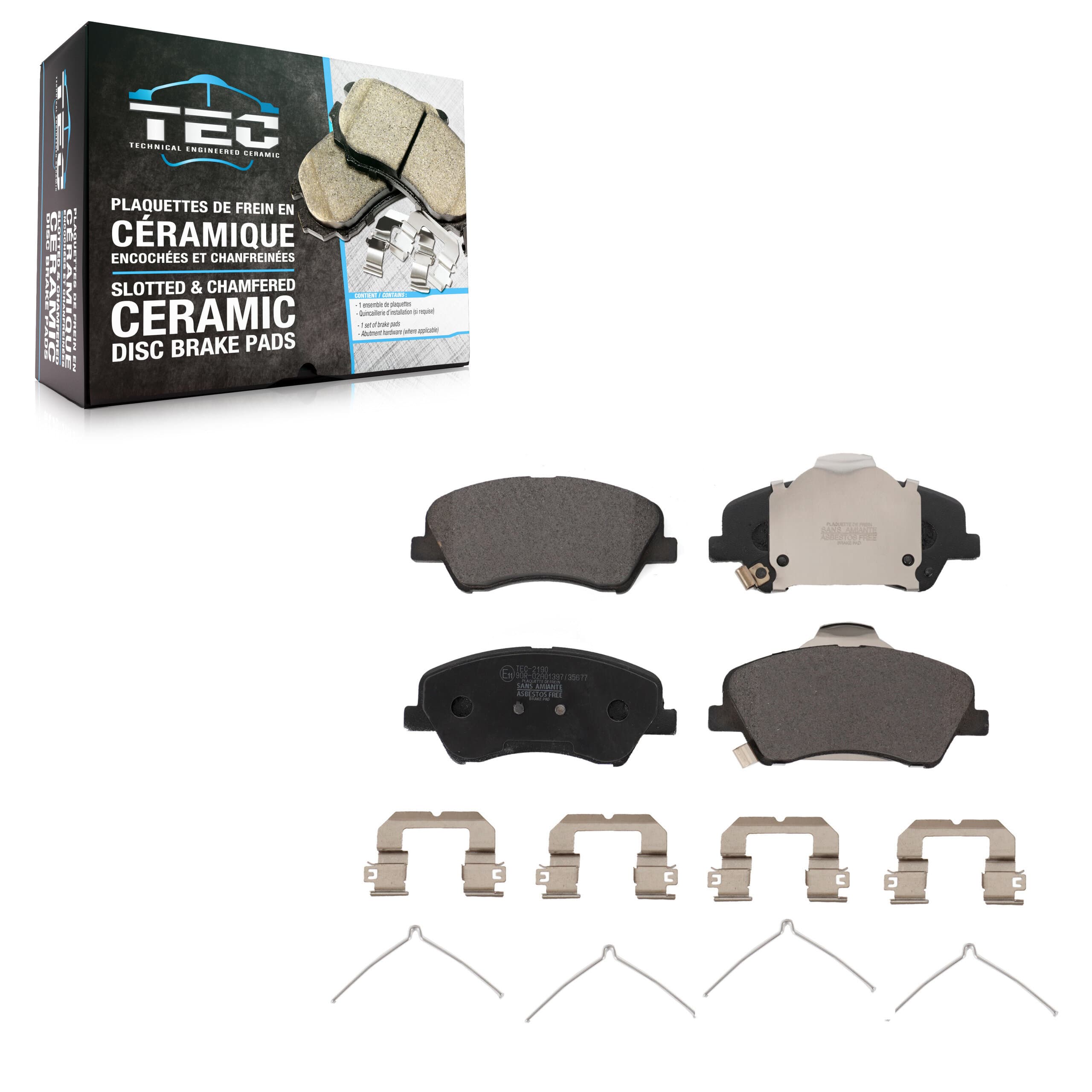 TEC - TEC-2190 - Front Disc Brake Pad image 1