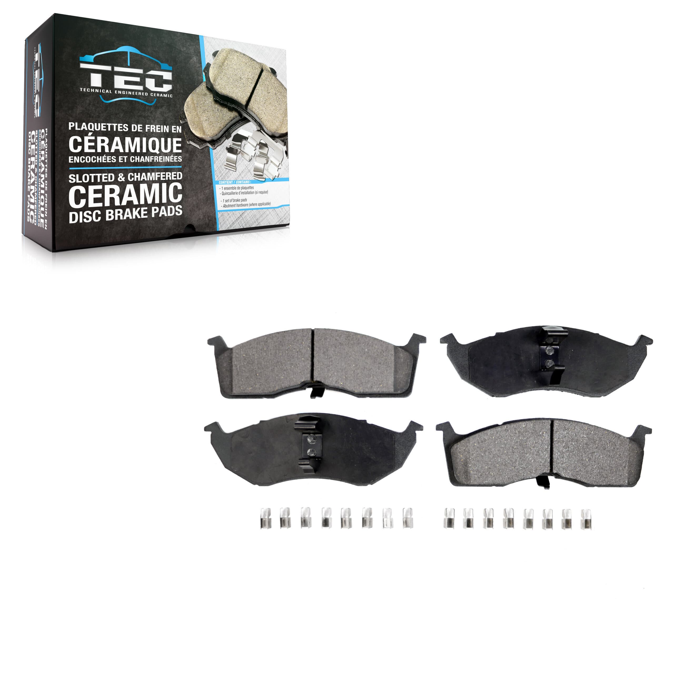 TEC - TEC-642 - Front Disc Brake Pad image 1