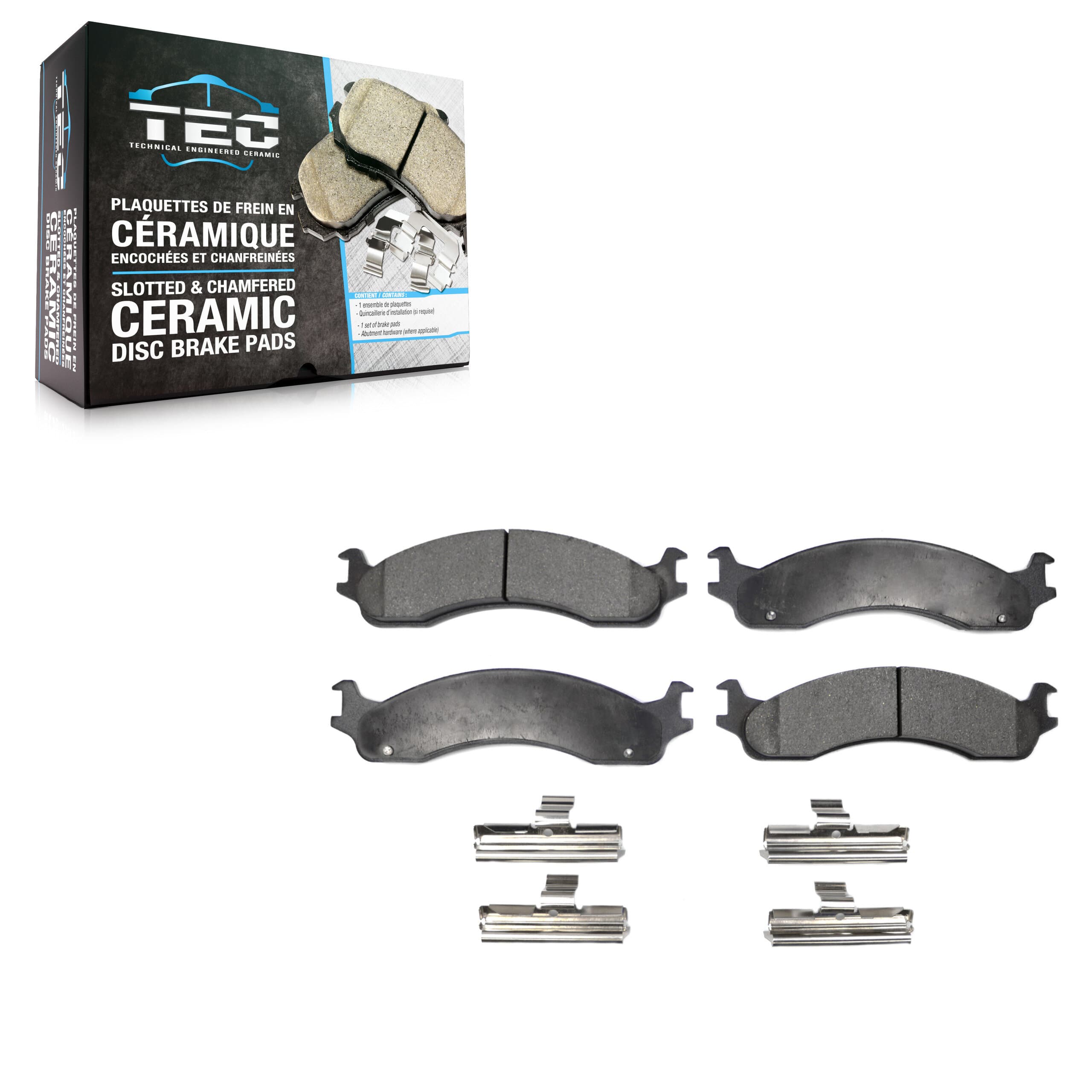 TEC - TEC-655 - Front Disc Brake Pad image 1