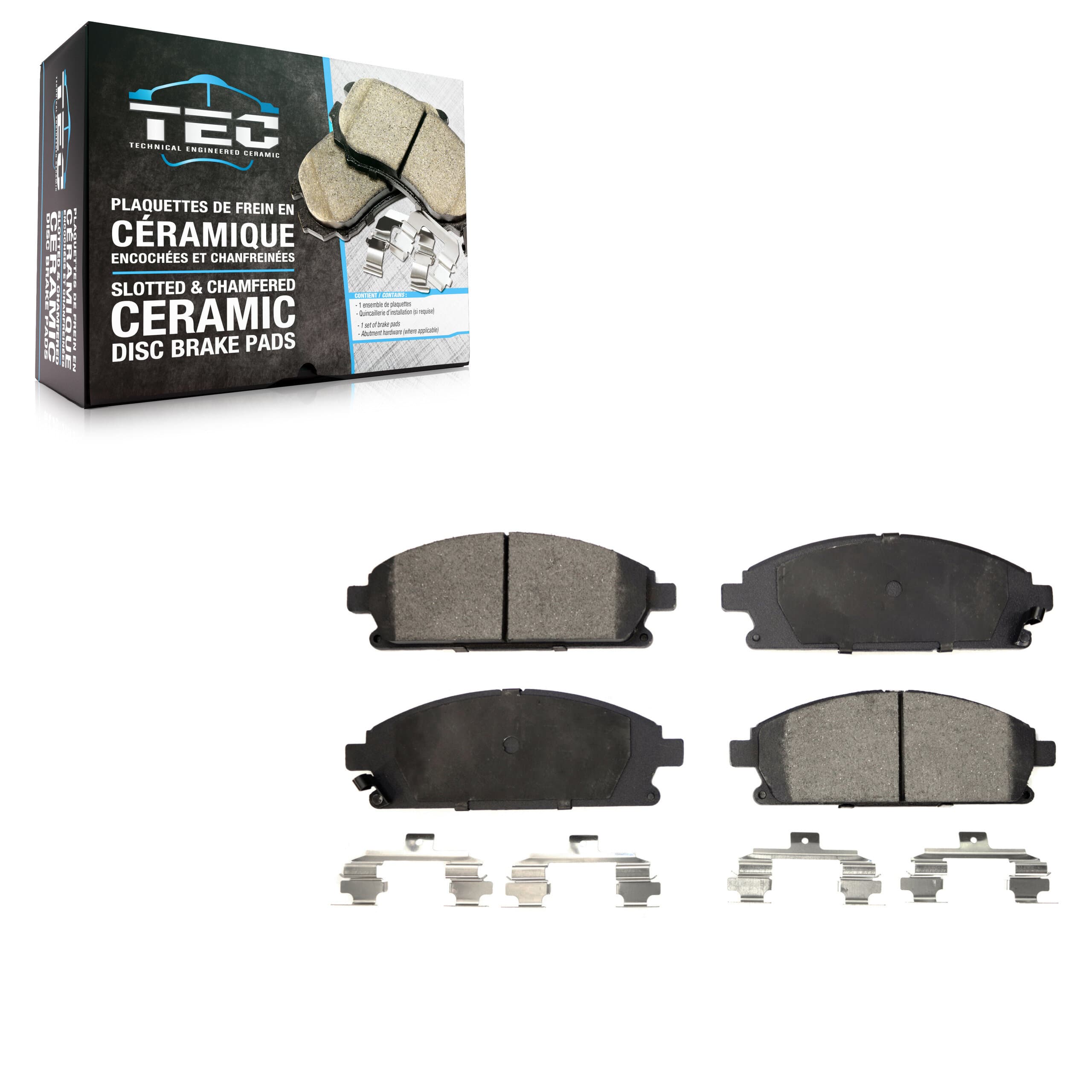 TEC - TEC-855 - Front Disc Brake Pad image 1