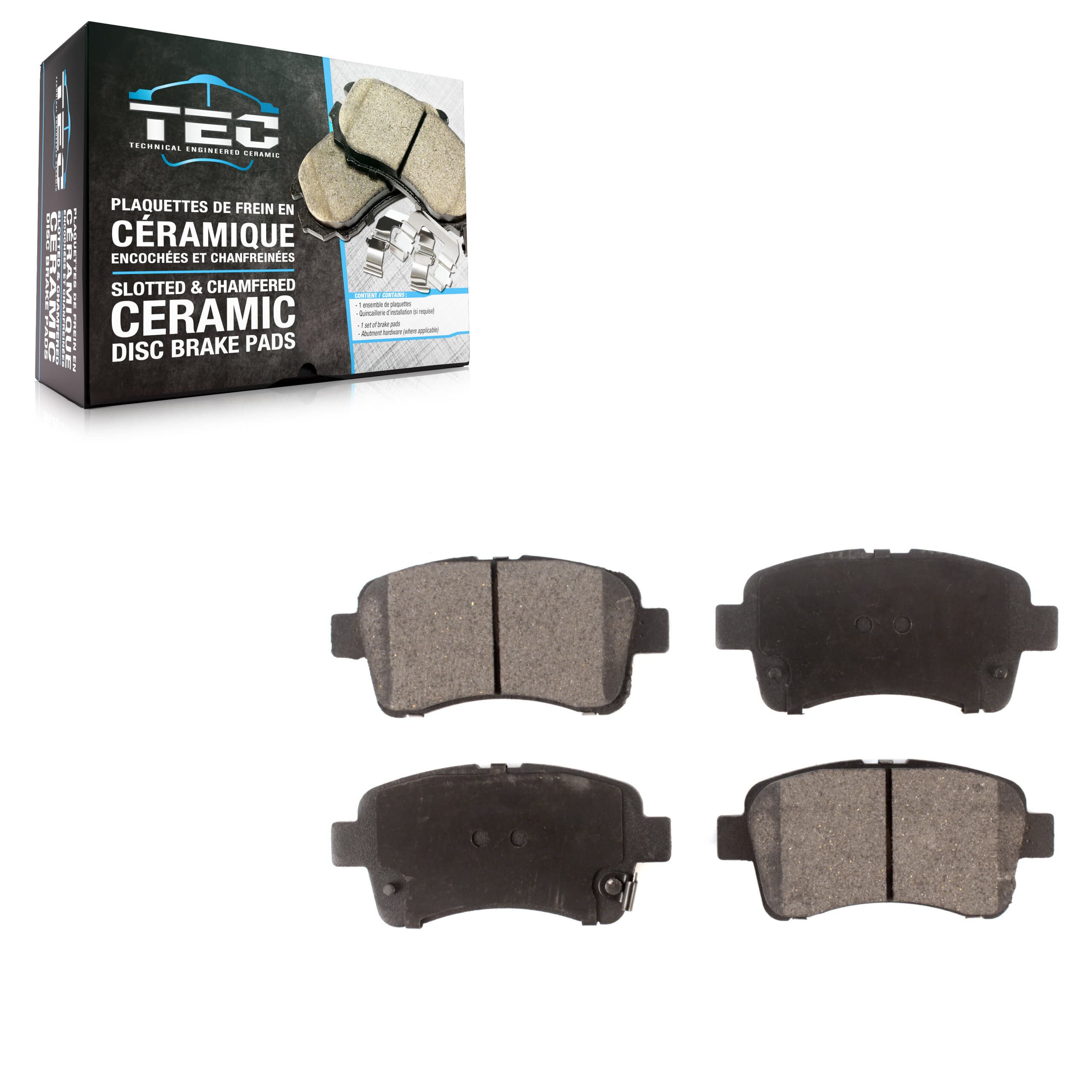 TEC - TEC-937 - Front Disc Brake Pad image 1