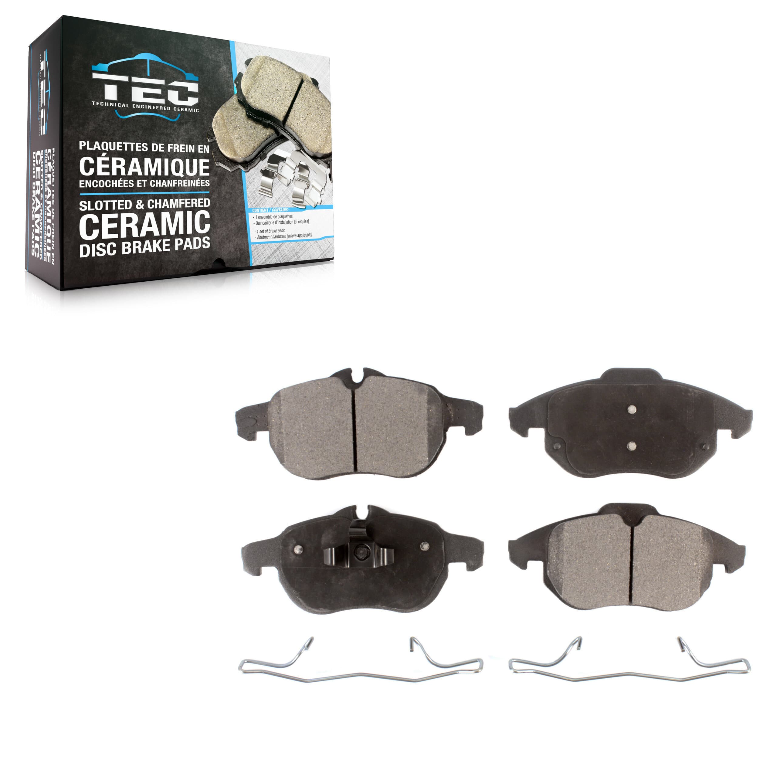 TEC - TEC-972 - Front Disc Brake Pad image 1