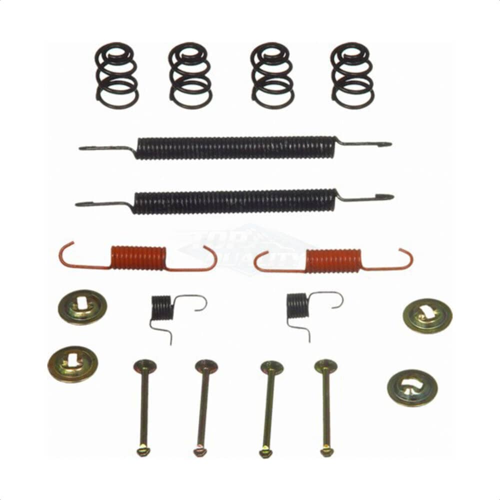 Top Quality - 13-H17375 - Rear Drum Brake Hardware Kit