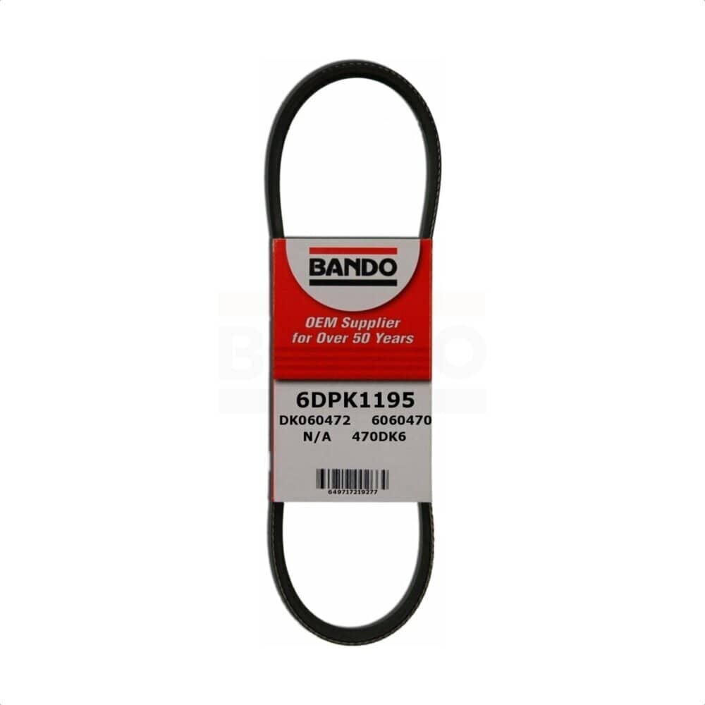 Bando - BAN-6DPK1195 - Air Conditioning, Alternator and Power Steering Accessory Drive Belt