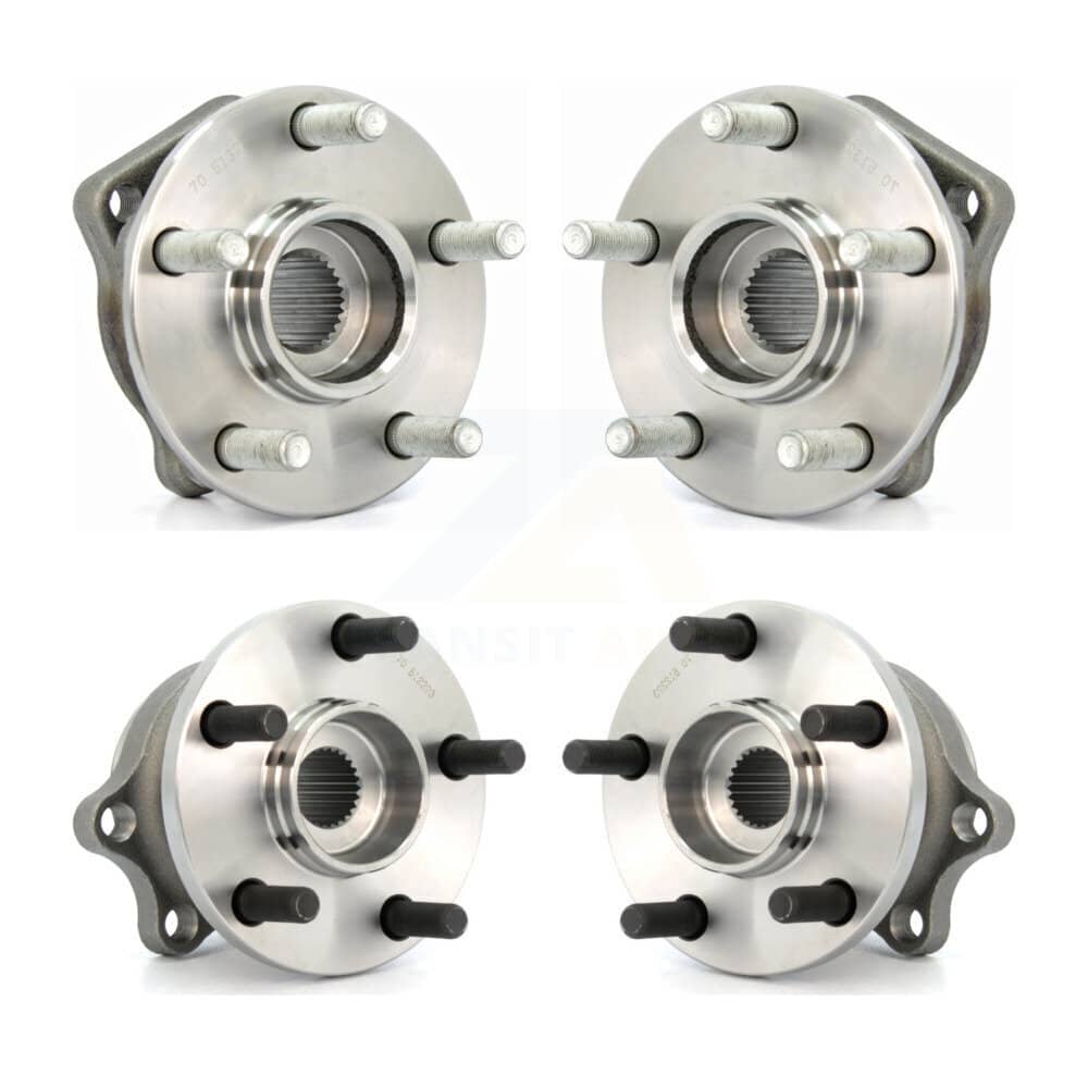 Kugel - K70-101216 - Front and Rear Wheel Bearing and Hub Assembly Kits