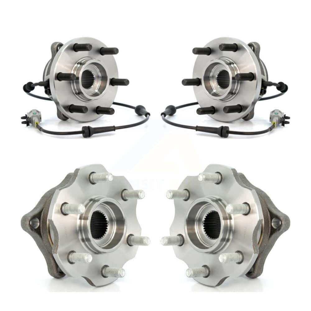 Kugel - K70-101293 - Front and Rear Wheel Bearing and Hub Assembly Kits