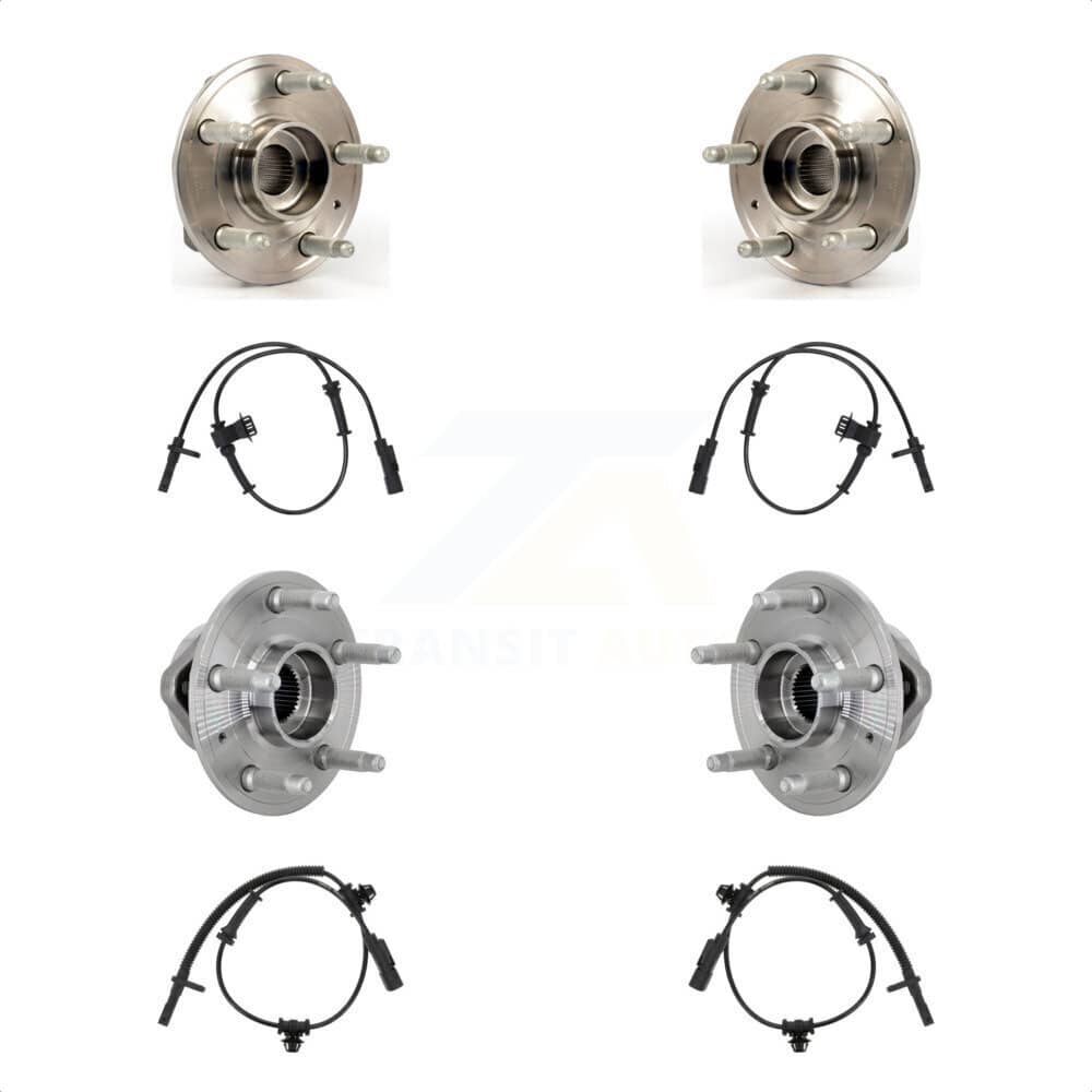 Kugel - K7S-103442 - Front and Rear Wheel Bearing and Hub Assembly Kits