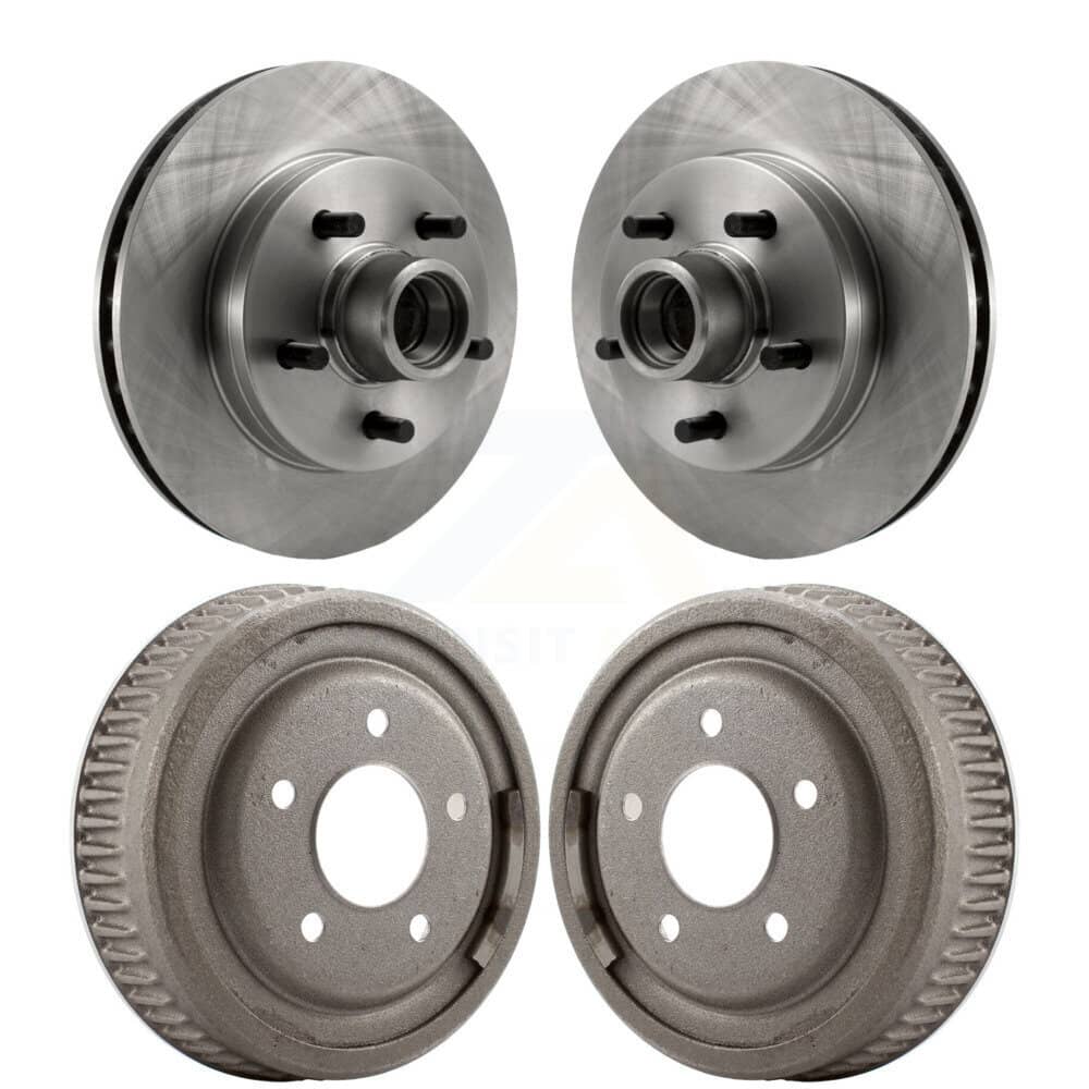 CMX - K8-102187 - Front and Rear Disc Brake Rotor and Hub Assembly Kits