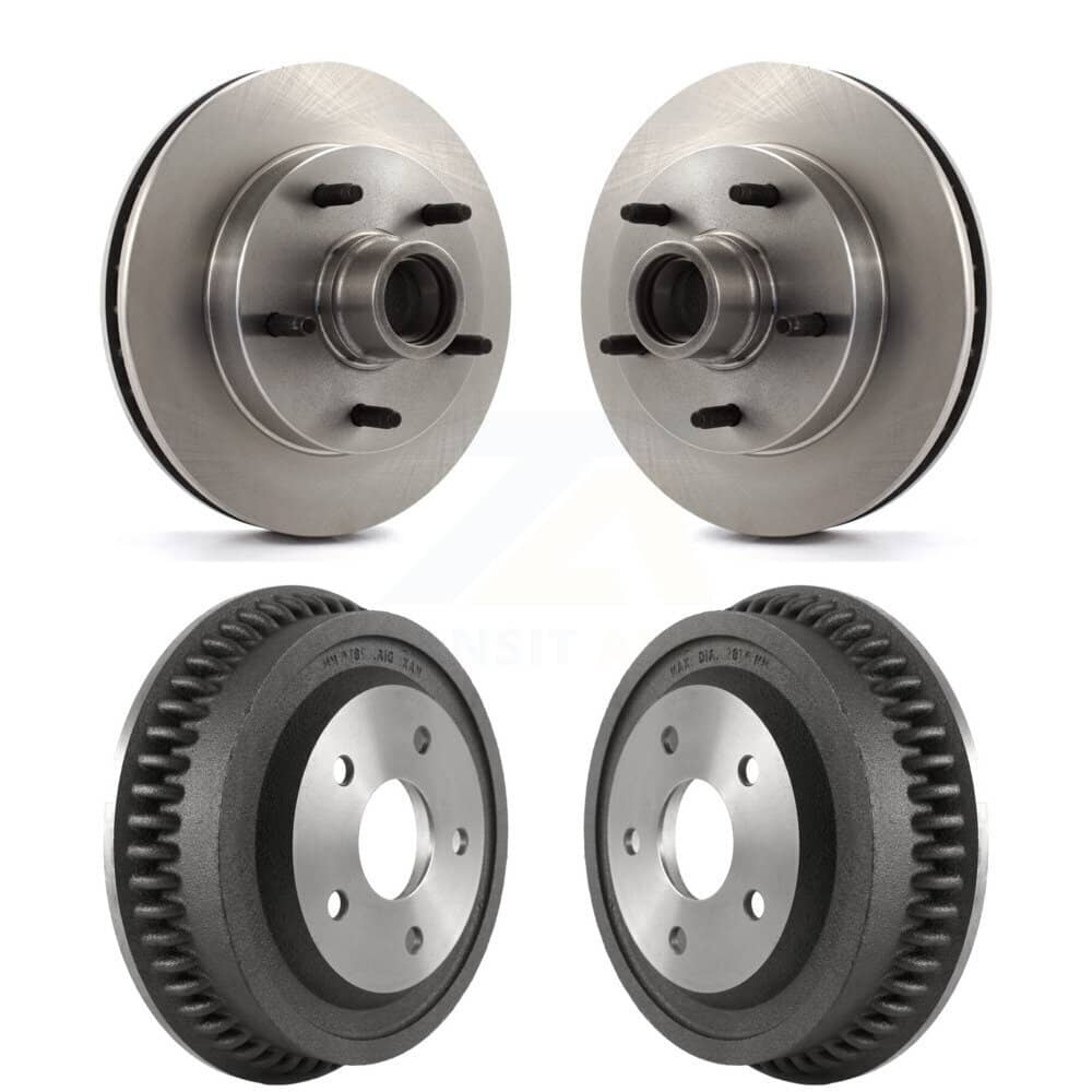 CMX - K8-102200 - Front and Rear Disc Brake Rotor and Hub Assembly Kits