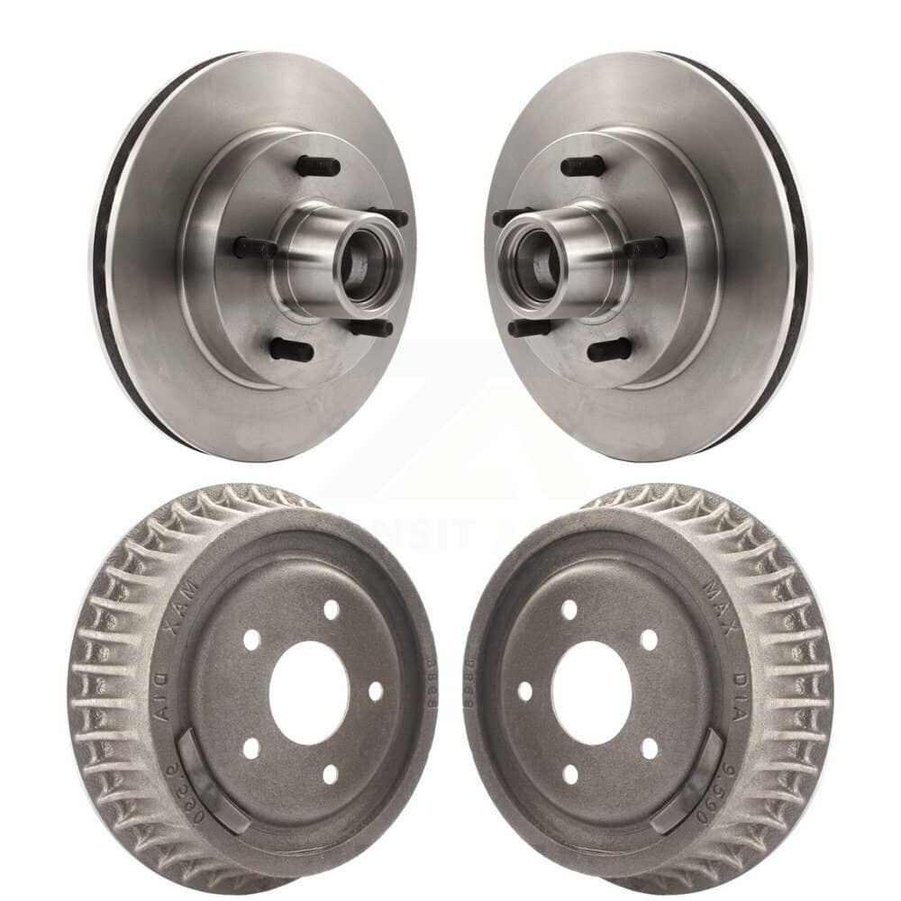 CMX - K8-102202 - Front and Rear Disc Brake Rotor and Hub Assembly Kits