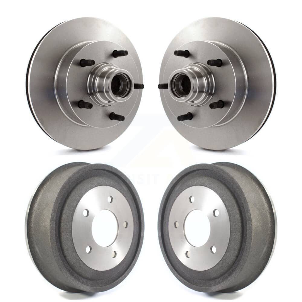 CMX - K8-102208 - Front and Rear Disc Brake Rotor and Hub Assembly Kits