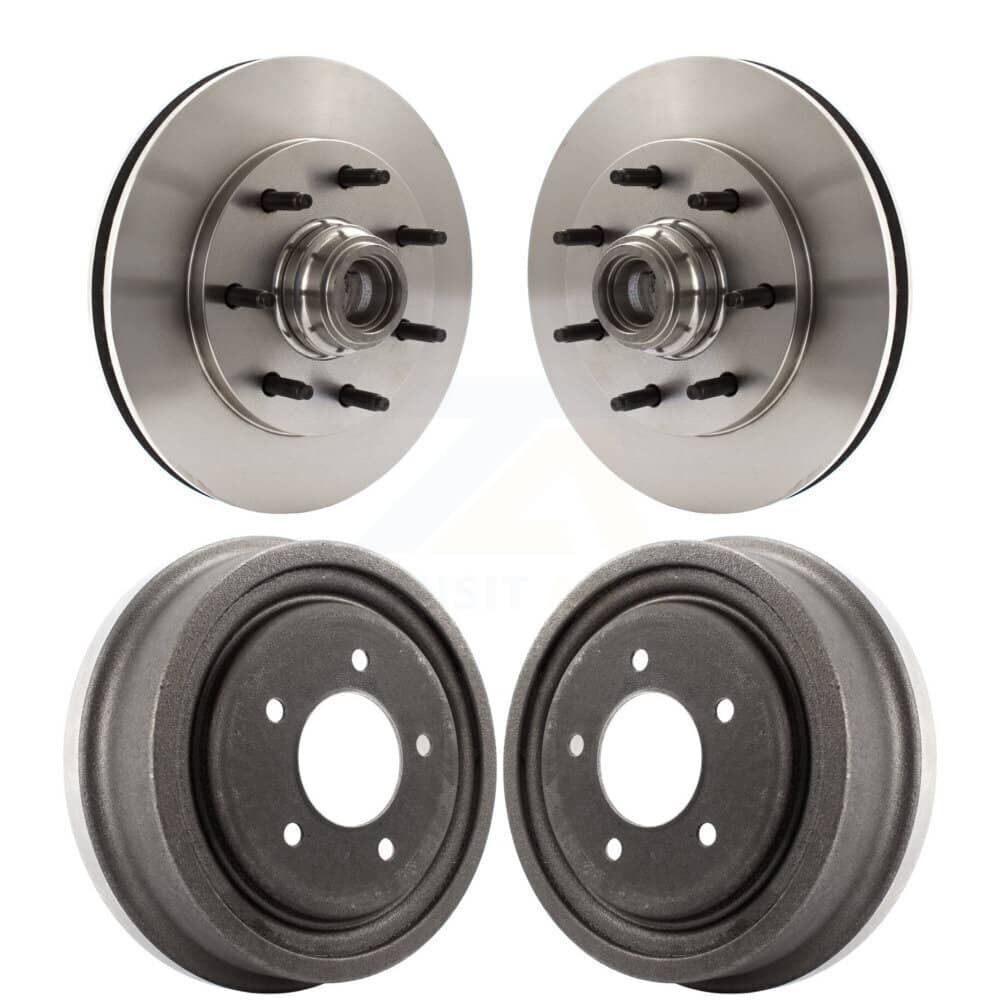CMX - K8-102213 - Front and Rear Disc Brake Rotor and Hub Assembly Kits
