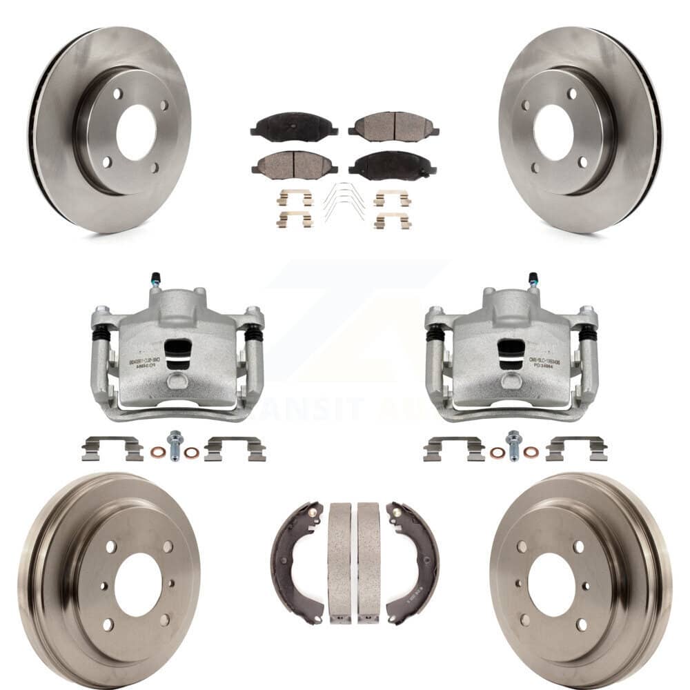 Transit Auto - KC8-100814T - Front and Rear Disc Brake Kits