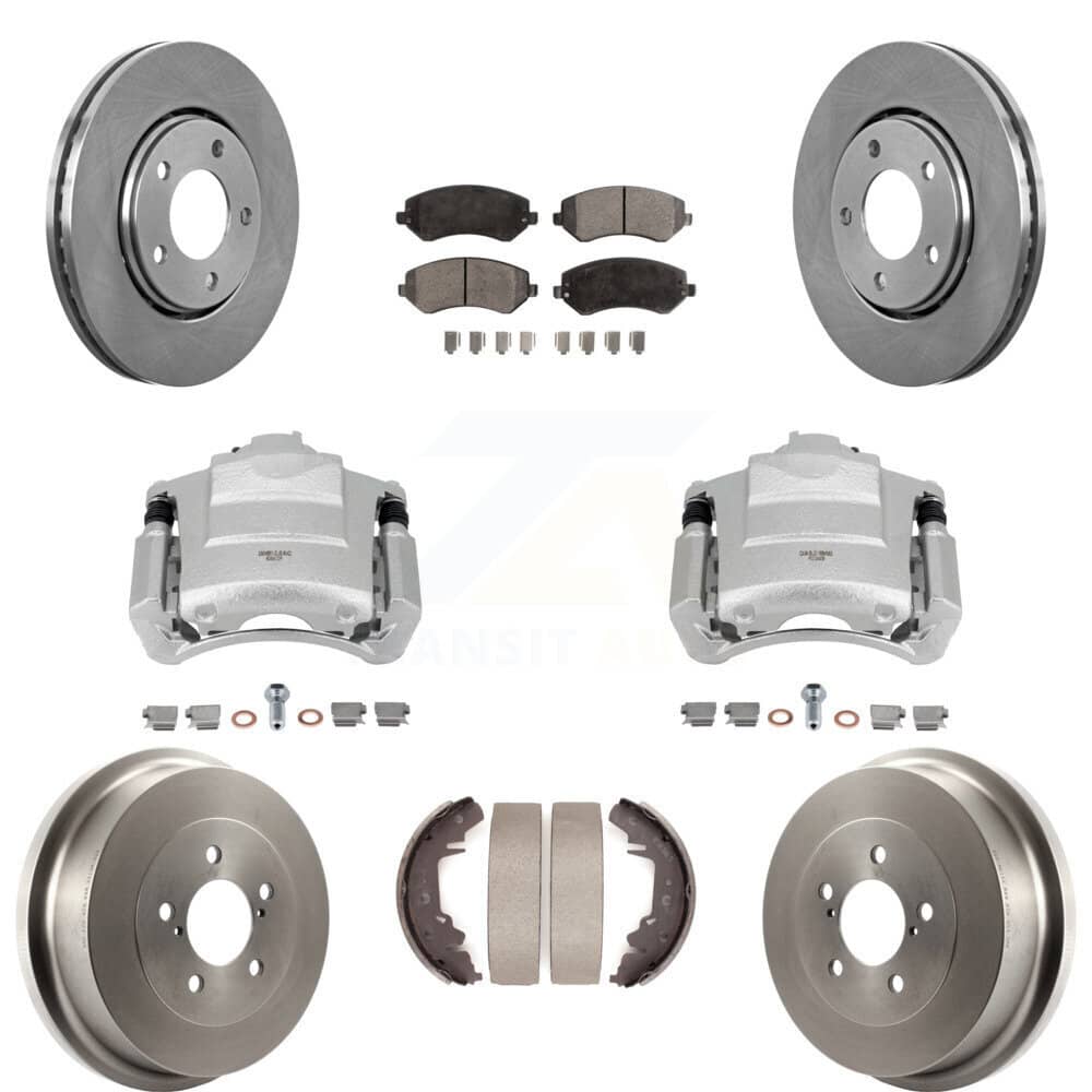 Transit Auto - KC8-100817T - Front and Rear Disc Brake Kits