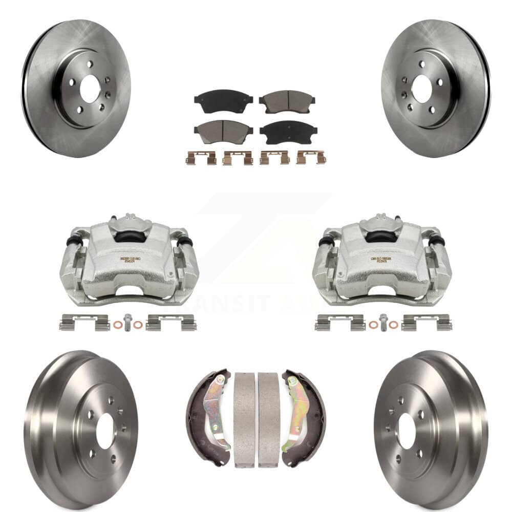 Transit Auto - KC8-100867C - Front and Rear Disc Brake Kits