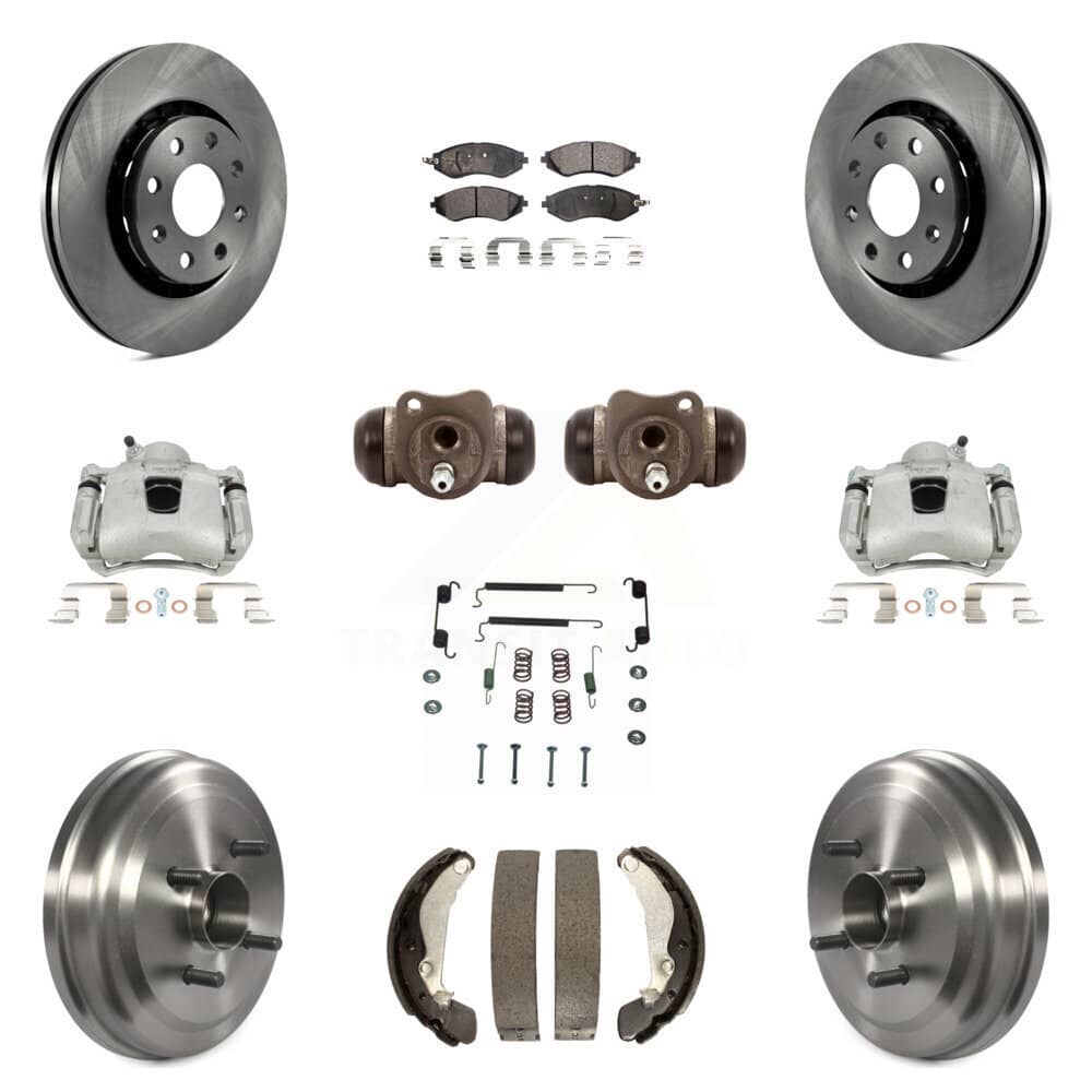 Transit Auto - KC8-100907P - Front and Rear Disc Brake Kits