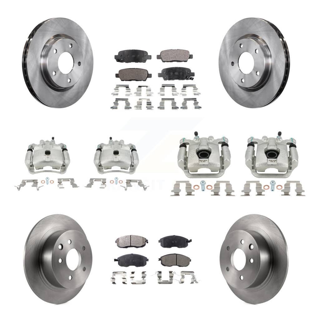 Transit Auto - KC8-100978P - Front and Rear Disc Brake Kits