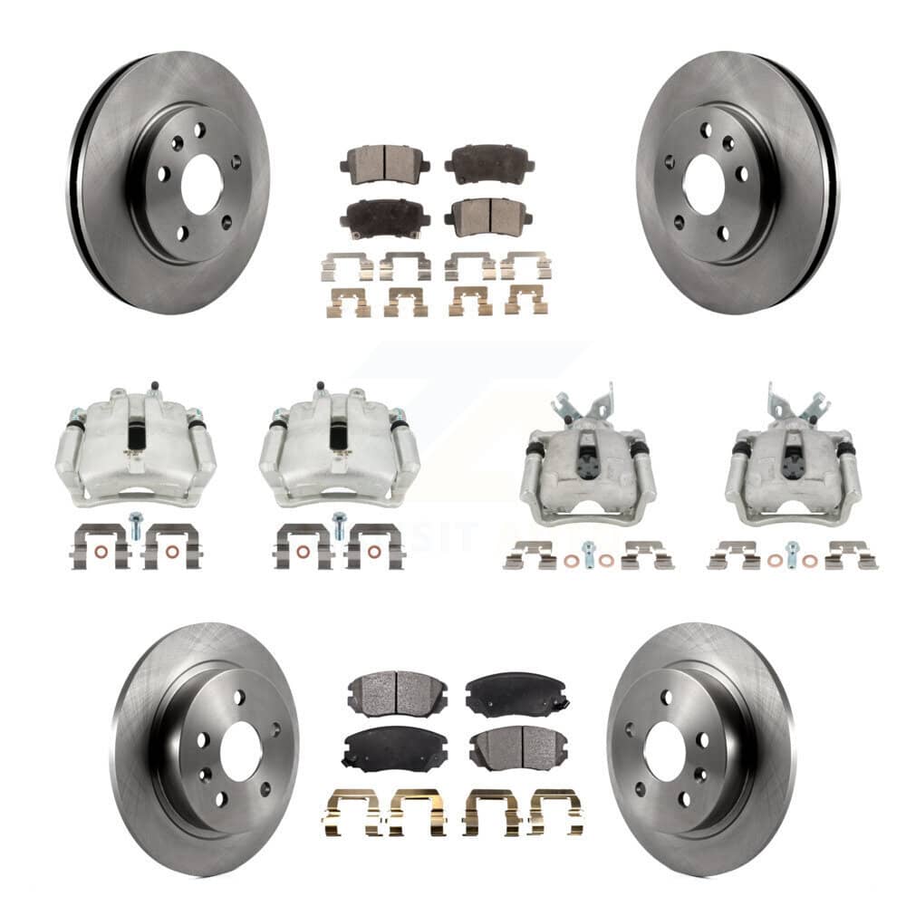 Transit Auto - KC8-101025T - Front and Rear Disc Brake Kits