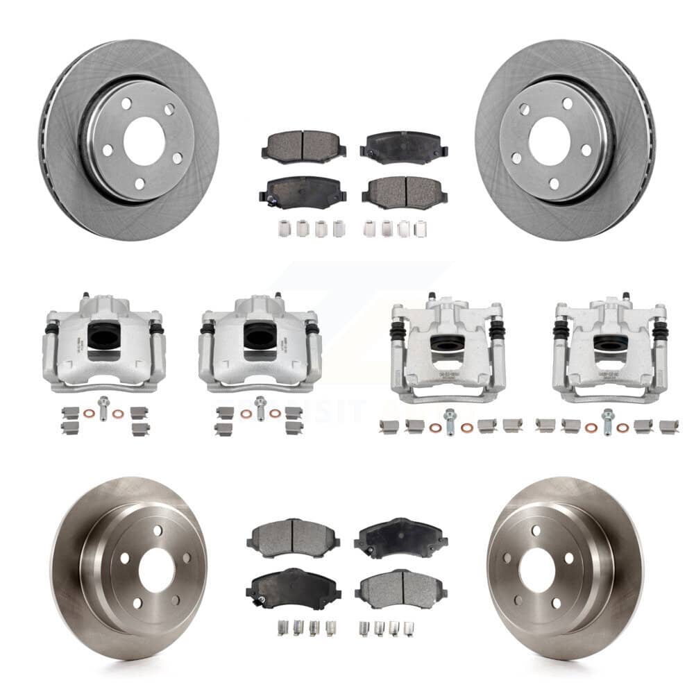Transit Auto - KC8-101115P - Front and Rear Disc Brake Kits