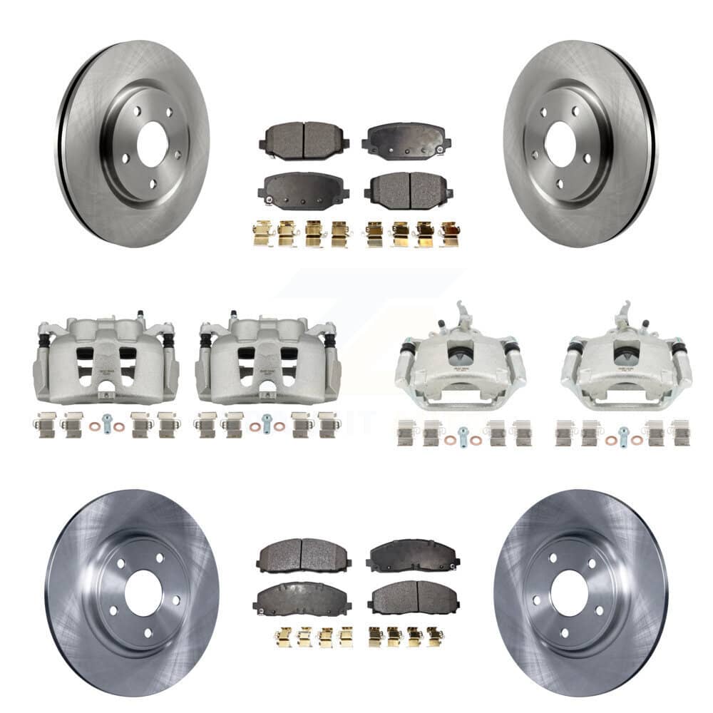 Transit Auto - KC8-101128P - Front and Rear Disc Brake Kits