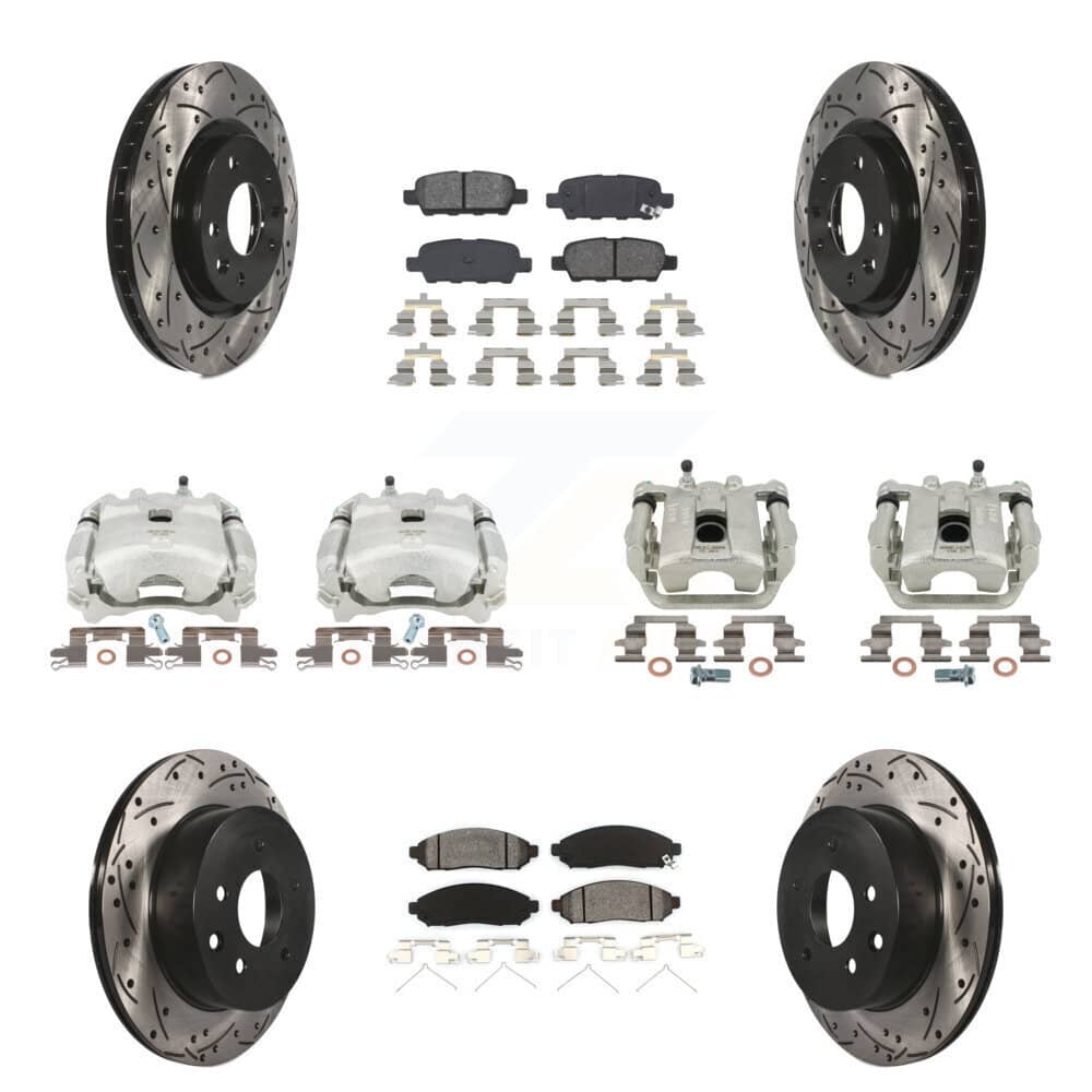 Transit Auto - KCD-100211S - Front and Rear Disc Brake Kits