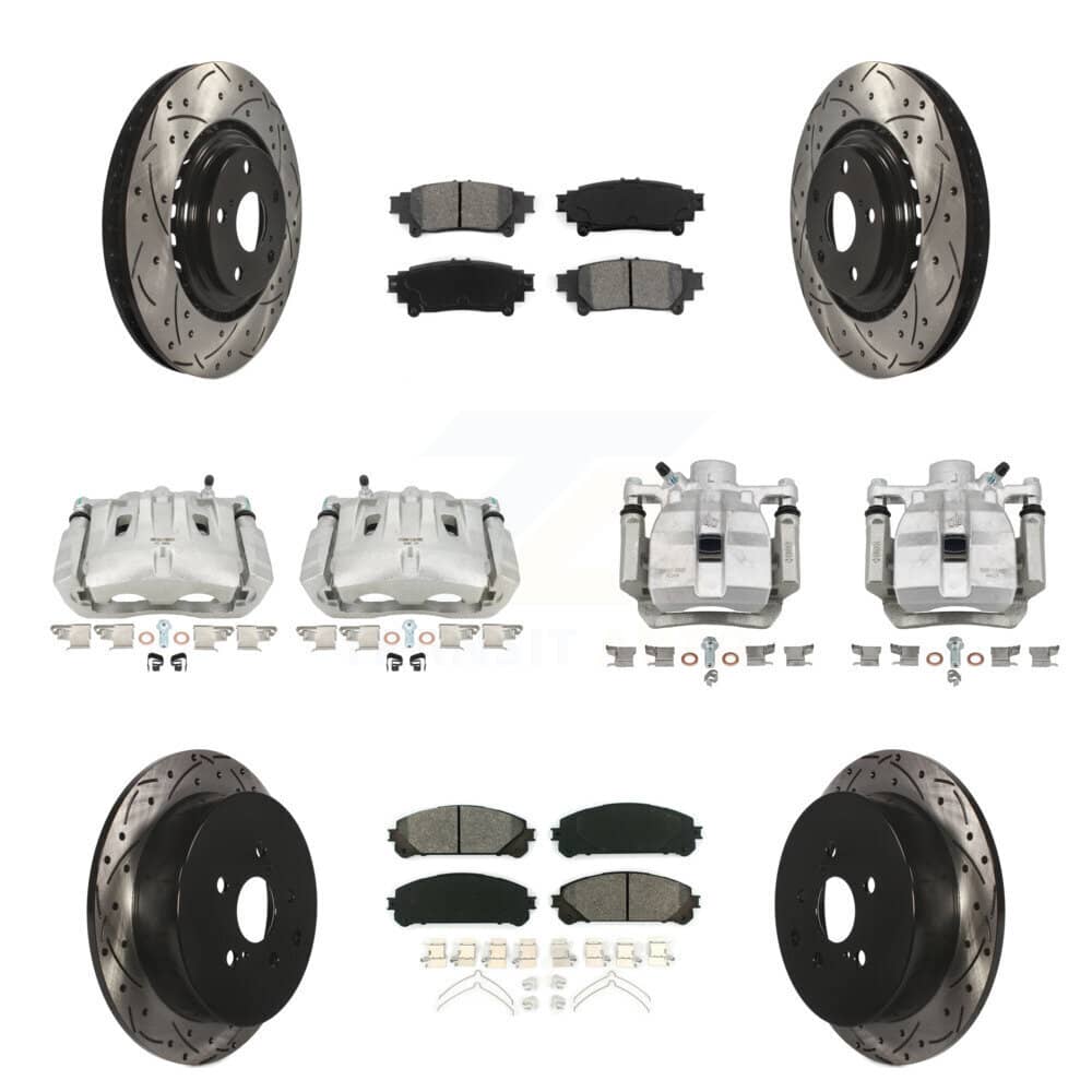 Transit Auto - KCD-100212S - Front and Rear Disc Brake Kits