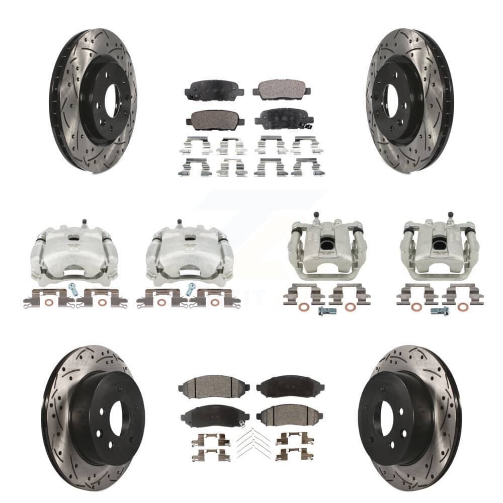 Transit Auto - KCD-100217P - Front and Rear Disc Brake Kits