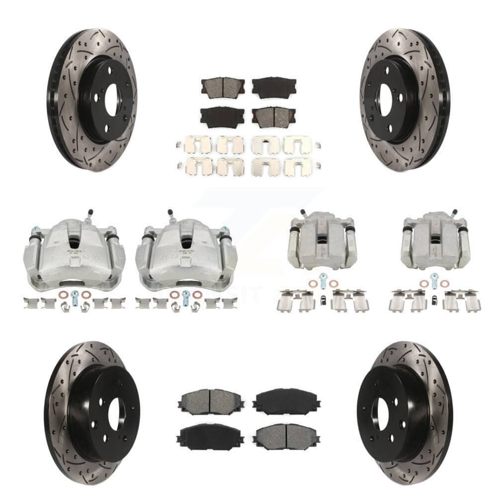 Transit Auto - KCD-100219S - Front and Rear Disc Brake Kits