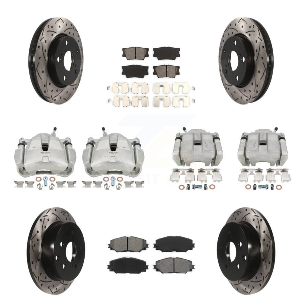 Transit Auto - KCD-100223S - Front and Rear Disc Brake Kits
