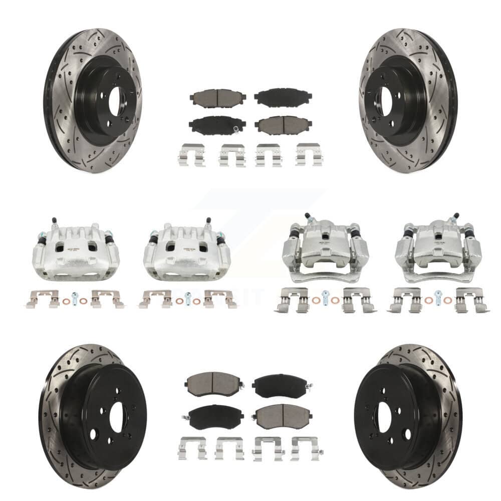 Transit Auto - KCD-100224C - Front and Rear Disc Brake Kits