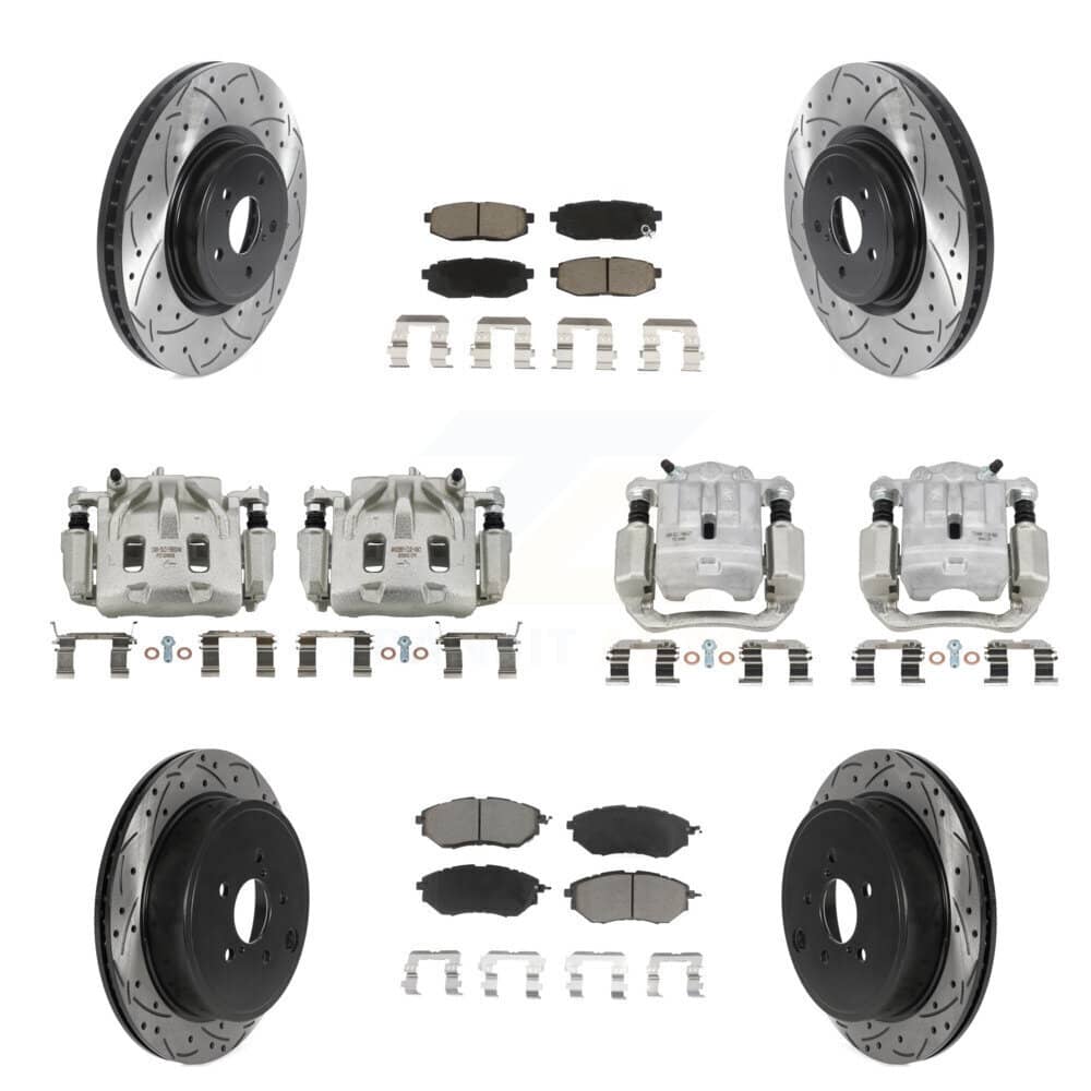 Transit Auto - KCD-100227C - Front and Rear Disc Brake Kits