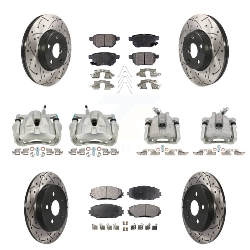Transit Auto - KCD-100227P - Front and Rear Disc Brake Kits