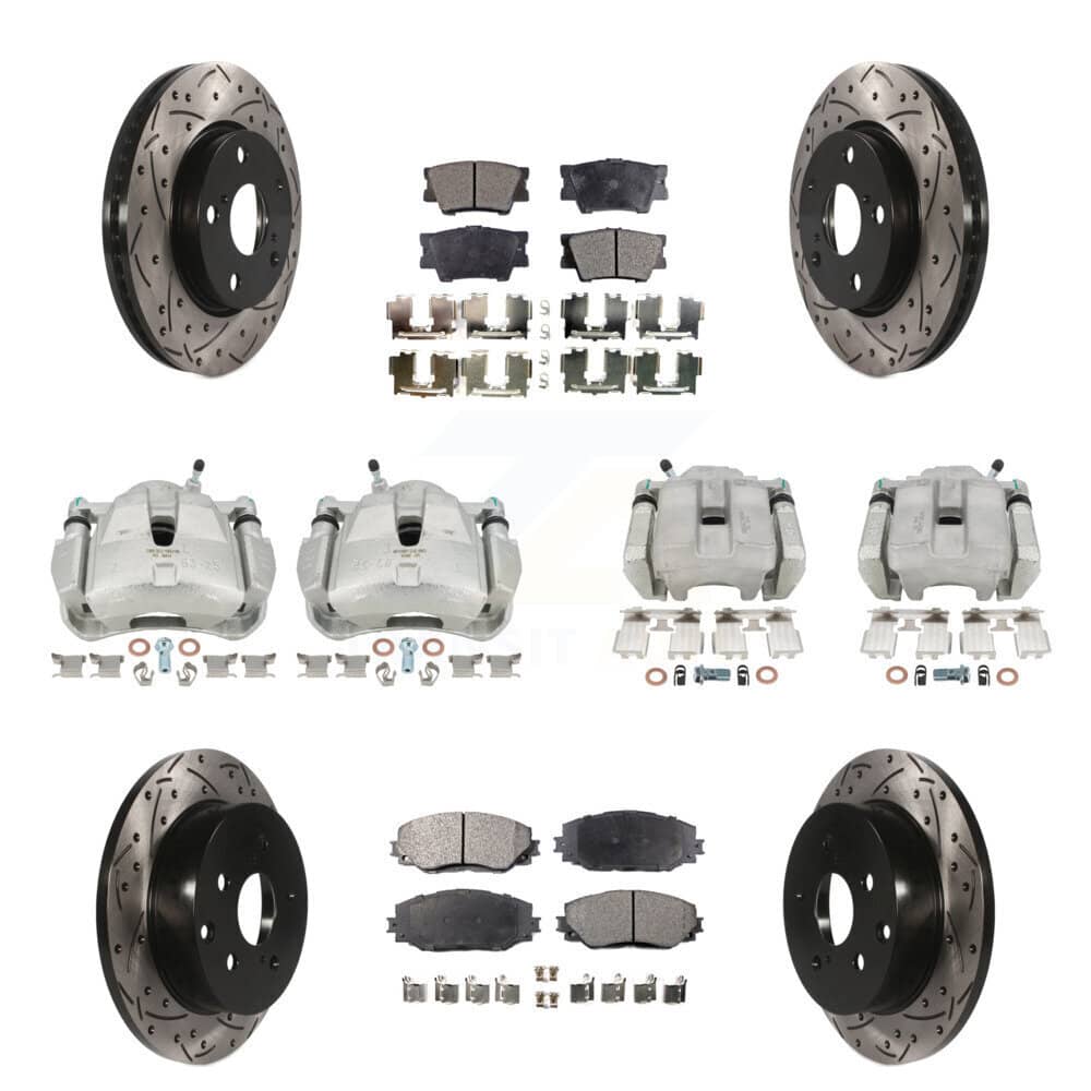Transit Auto - KCD-100231P - Front and Rear Disc Brake Kits